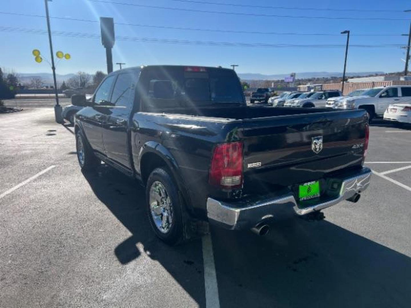 2012 Black /Dark Slate Leather Interior RAM 1500 Laramie Crew Cab 4WD (1C6RD7NT5CS) with an 5.7L V8 OHV 16V engine, 6-Speed Automatic transmission, located at 940 North Main Street, Cedar City, UT, 84720, (435) 628-0023, 37.692936, -113.061897 - We specialize in helping ALL people get the best financing available. No matter your credit score, good, bad or none we can get you an amazing rate. Had a bankruptcy, divorce, or repossessions? We give you the green light to get your credit back on the road. Low down and affordable payments that fit - Photo#4