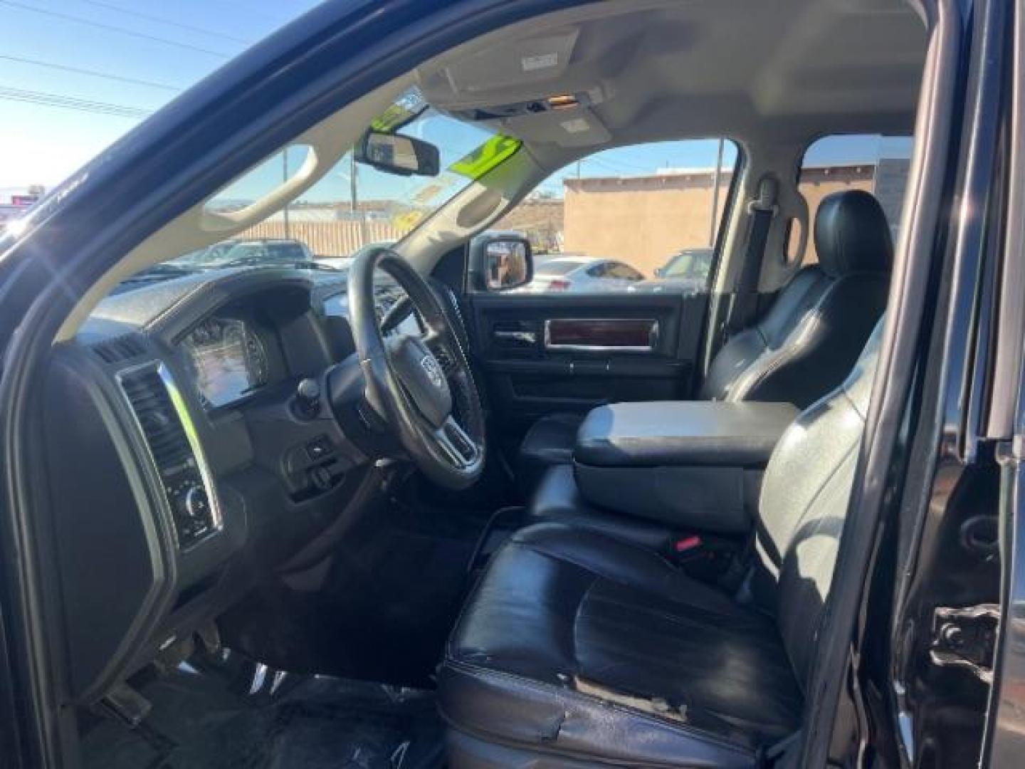 2012 Black /Dark Slate Leather Interior RAM 1500 Laramie Crew Cab 4WD (1C6RD7NT5CS) with an 5.7L V8 OHV 16V engine, 6-Speed Automatic transmission, located at 940 North Main Street, Cedar City, UT, 84720, (435) 628-0023, 37.692936, -113.061897 - We specialize in helping ALL people get the best financing available. No matter your credit score, good, bad or none we can get you an amazing rate. Had a bankruptcy, divorce, or repossessions? We give you the green light to get your credit back on the road. Low down and affordable payments that fit - Photo#14