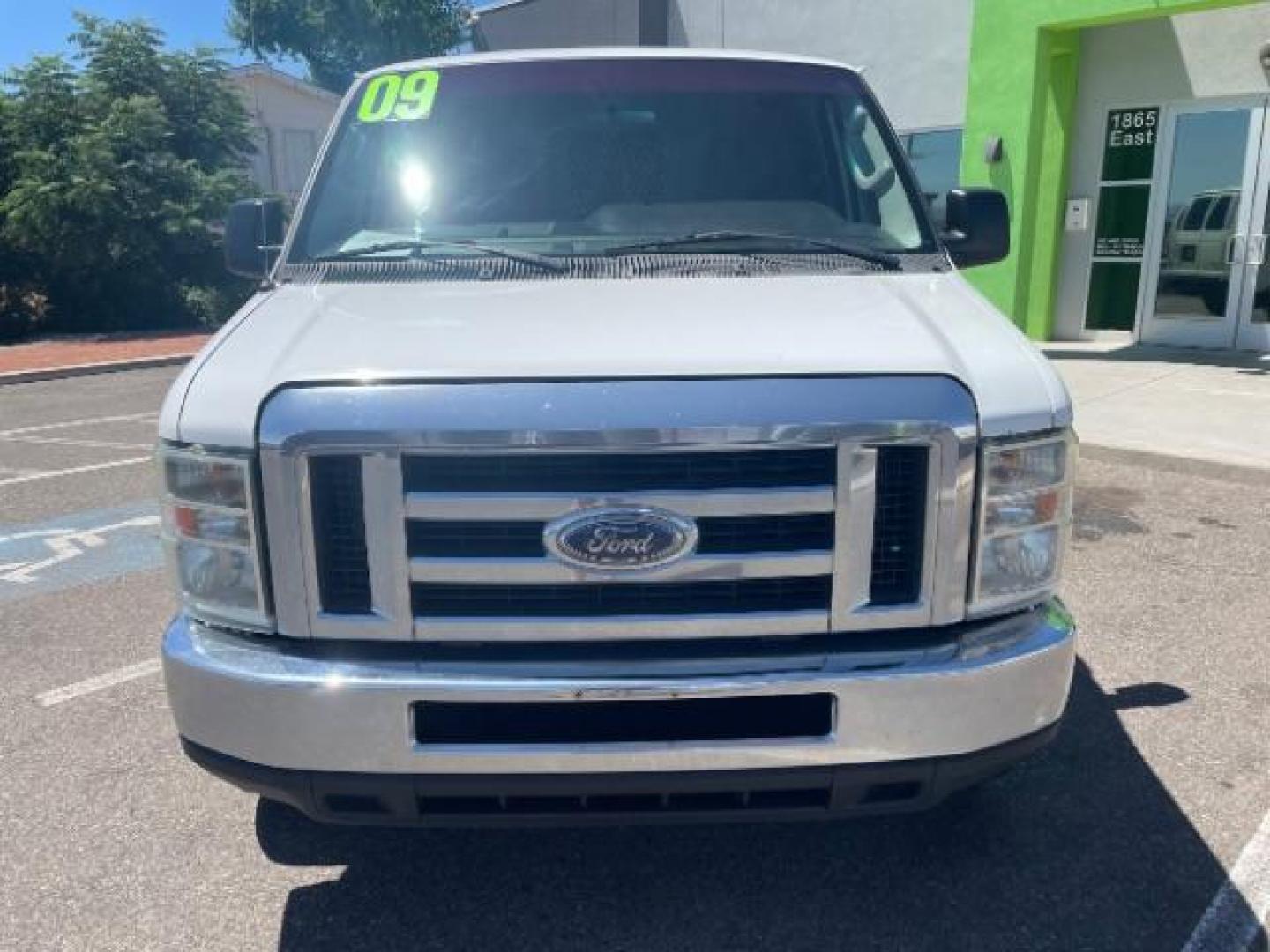 2009 Oxford White /Medium Flint Cloth Interior Ford Econoline E-250 (1FTNE24W19D) with an 4.6L V8 SOHC 16V engine, 4-Speed Automatic transmission, located at 1865 East Red Hills Pkwy, St. George, 84770, (435) 628-0023, 37.120850, -113.543640 - Photo#2