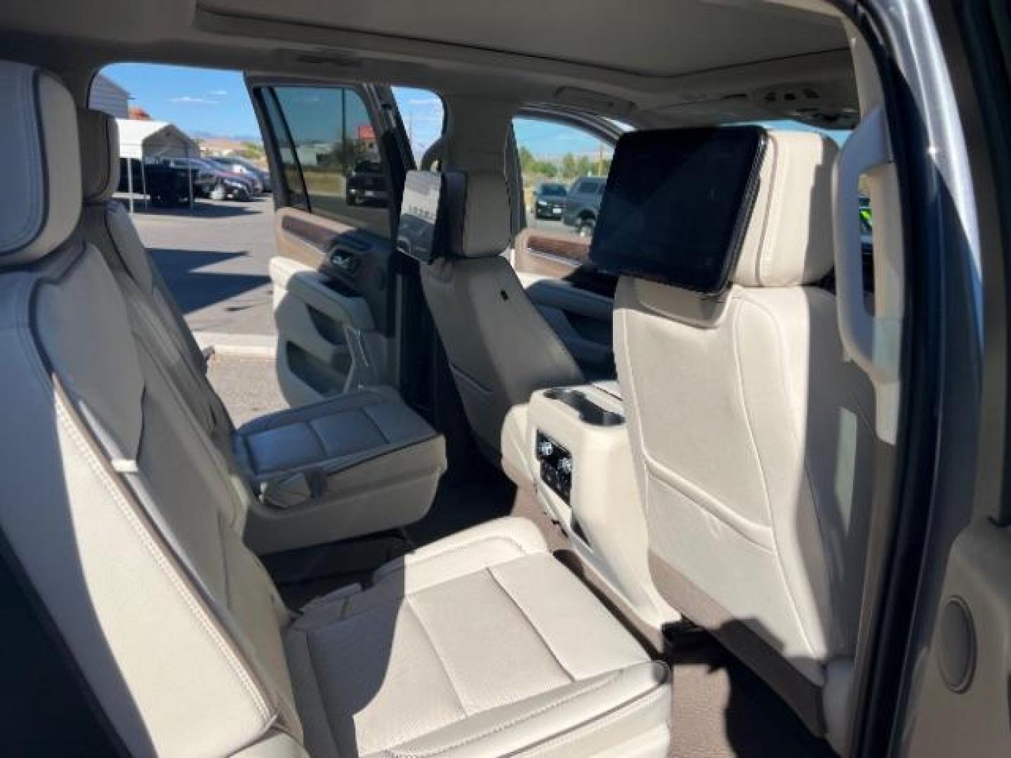 2021 Grey /Tan GMC Yukon XL Denali 4WD (1GKS2JKL6MR) with an 6.2L V8 OHV 16V engine, 10-Speed Automatic transmission, located at 1865 East Red Hills Pkwy, St. George, 84770, (435) 628-0023, 37.120850, -113.543640 - Beautiful rare color combo. Loaded! 4wd, 7 Seats, 2 Screen Entertainment, Adaptive cruise, Max Trailering Package, Power stepside, Pano Sunroof, Cooled seats, Rearview Mirror Camera. This Denali has all the bells and whistles. Come check it out. Call or text for more info, Financing available. - Photo#25