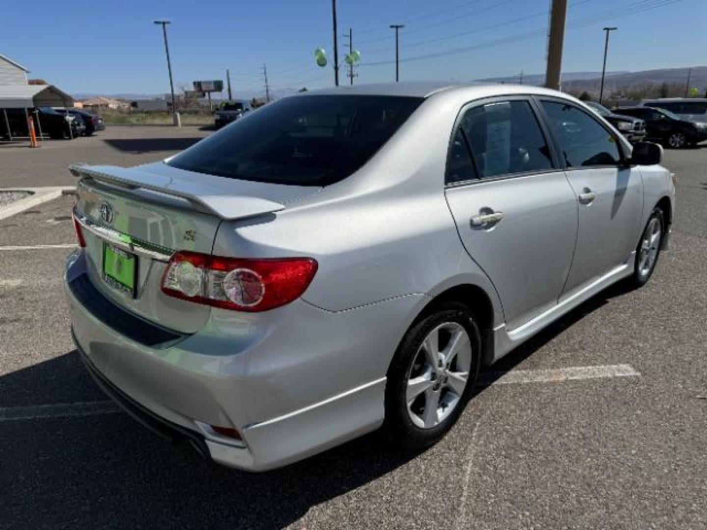 2013 Classic Silver Metal /Dark Charcoal Cloth Toyota Corolla S 4-Speed AT (5YFBU4EEXDP) with an 1.8L L4 DOHC 16V engine, Automatic transmission transmission, located at 1865 East Red Hills Pkwy, St. George, 84770, (435) 628-0023, 37.120850, -113.543640 - Photo#9