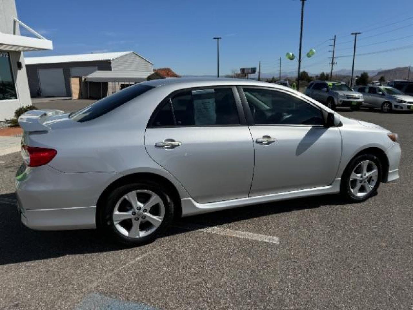 2013 Classic Silver Metal /Dark Charcoal Cloth Toyota Corolla S 4-Speed AT (5YFBU4EEXDP) with an 1.8L L4 DOHC 16V engine, Automatic transmission transmission, located at 1865 East Red Hills Pkwy, St. George, 84770, (435) 628-0023, 37.120850, -113.543640 - Photo#10