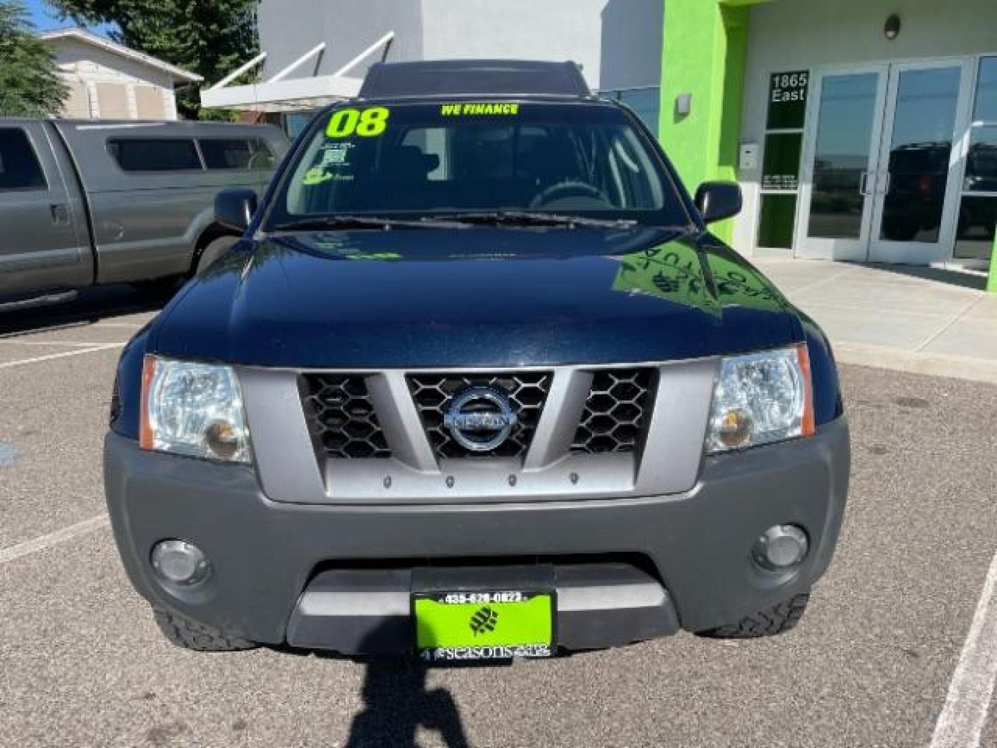 2008 Midnight Blue /Steel/Graphite Cloth Nissan Xterra S 4WD (5N1AN08W28C) with an 4.0L V6 DOHC 24V engine, 5-Speed Automatic transmission, located at 1865 East Red Hills Pkwy, St. George, 84770, (435) 628-0023, 37.120850, -113.543640 - Photo#2