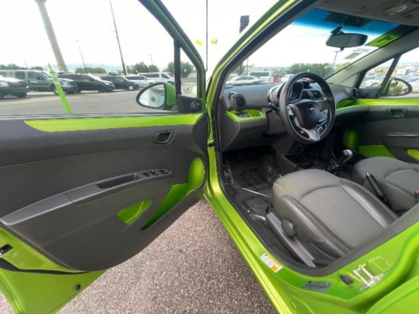 2015 Lime Metallic /Silver w/Silver Trim Chevrolet Spark LS Manual (KL8CA6S91FC) with an 1.2L L4 16V DOHC engine, 5-Speed Manual transmission, located at 940 North Main Street, Cedar City, UT, 84720, (435) 628-0023, 37.692936, -113.061897 - Photo#14