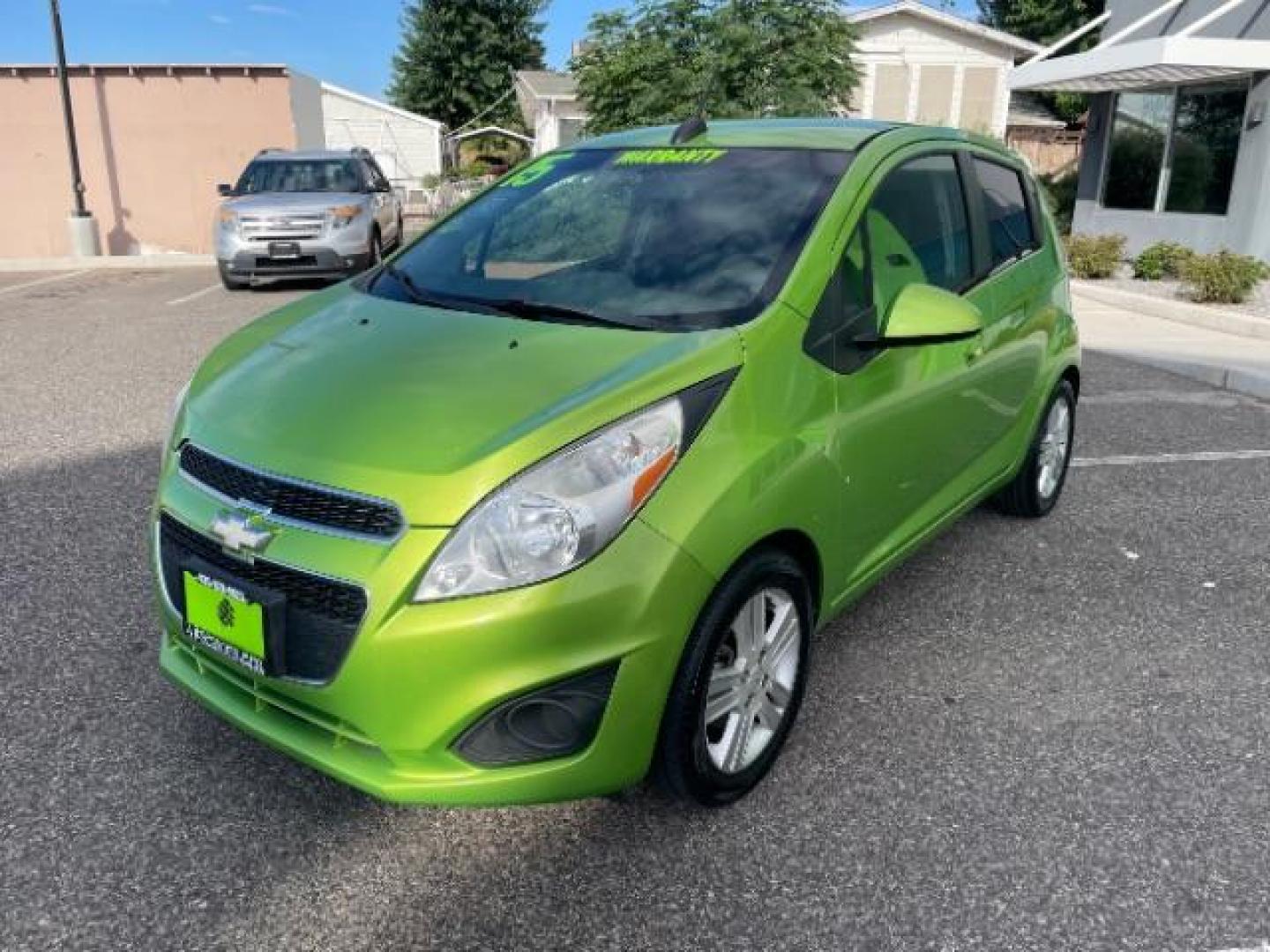 2015 Lime Metallic /Silver w/Silver Trim Chevrolet Spark LS Manual (KL8CA6S91FC) with an 1.2L L4 16V DOHC engine, 5-Speed Manual transmission, located at 940 North Main Street, Cedar City, UT, 84720, (435) 628-0023, 37.692936, -113.061897 - Photo#3