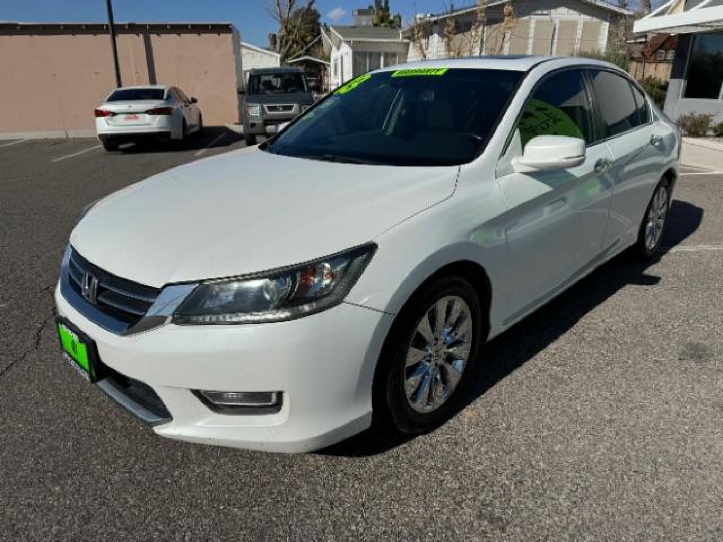 2013 White Orchid Pearl /Ivory Leather Interi Honda Accord EX-L Sedan CVT (1HGCR2F84DA) with an 2.4L L4 DOHC 16V engine, Continuously Variabl transmission, located at 1865 East Red Hills Pkwy, St. George, 84770, (435) 628-0023, 37.120850, -113.543640 - Photo#3