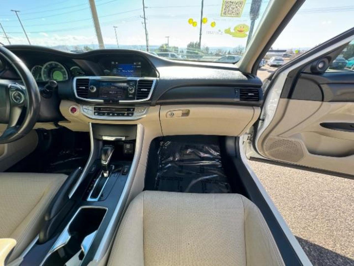 2013 White Orchid Pearl /Ivory Leather Interi Honda Accord EX-L Sedan CVT (1HGCR2F84DA) with an 2.4L L4 DOHC 16V engine, Continuously Variabl transmission, located at 1865 East Red Hills Pkwy, St. George, 84770, (435) 628-0023, 37.120850, -113.543640 - Photo#41