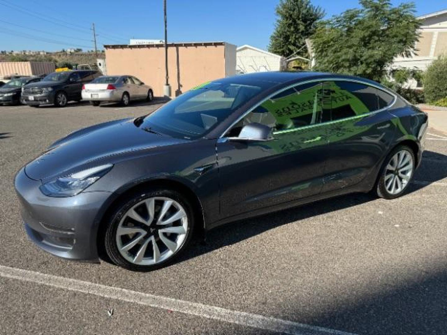 2020 Midnight Silver Metallic /All Black, leatherette Tesla Model 3 Long Range (5YJ3E1EBXLF) with an ELECTRIC engine, 1-Speed Automatic transmission, located at 1865 East Red Hills Pkwy, St. George, 84770, (435) 628-0023, 37.120850, -113.543640 - Photo#6