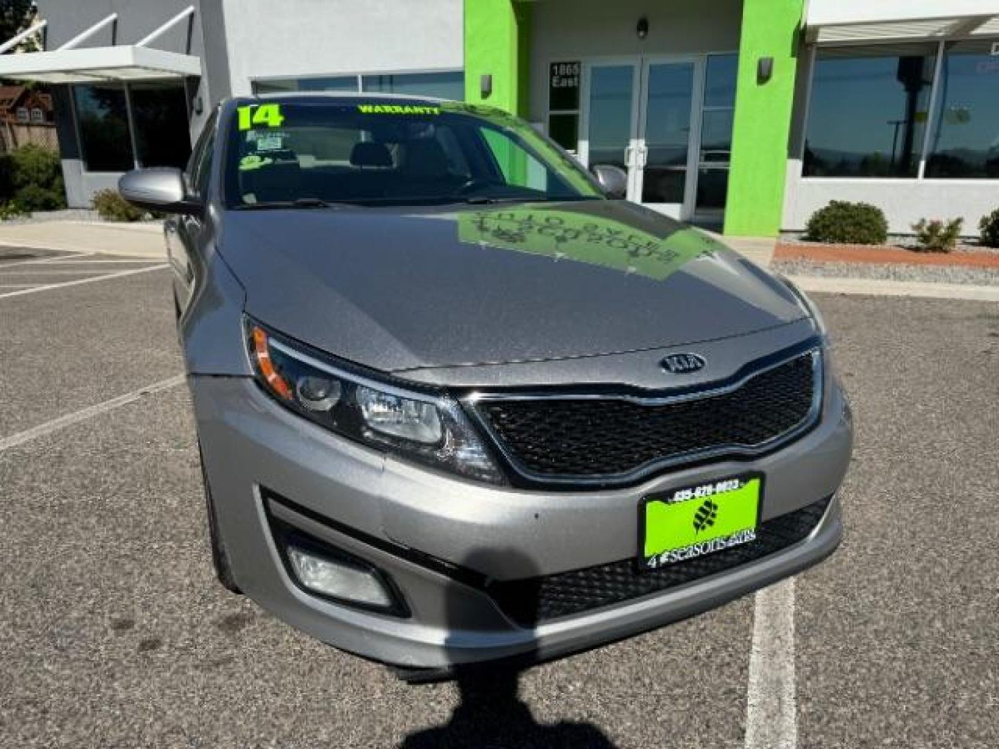 2014 Titanium Silver /Beige Kia Optima EX (5XXGN4A7XEG) with an 2.4L L4 DOHC 16V engine, 6-Speed Automatic transmission, located at 1865 East Red Hills Pkwy, St. George, 84770, (435) 628-0023, 37.120850, -113.543640 - Photo#1