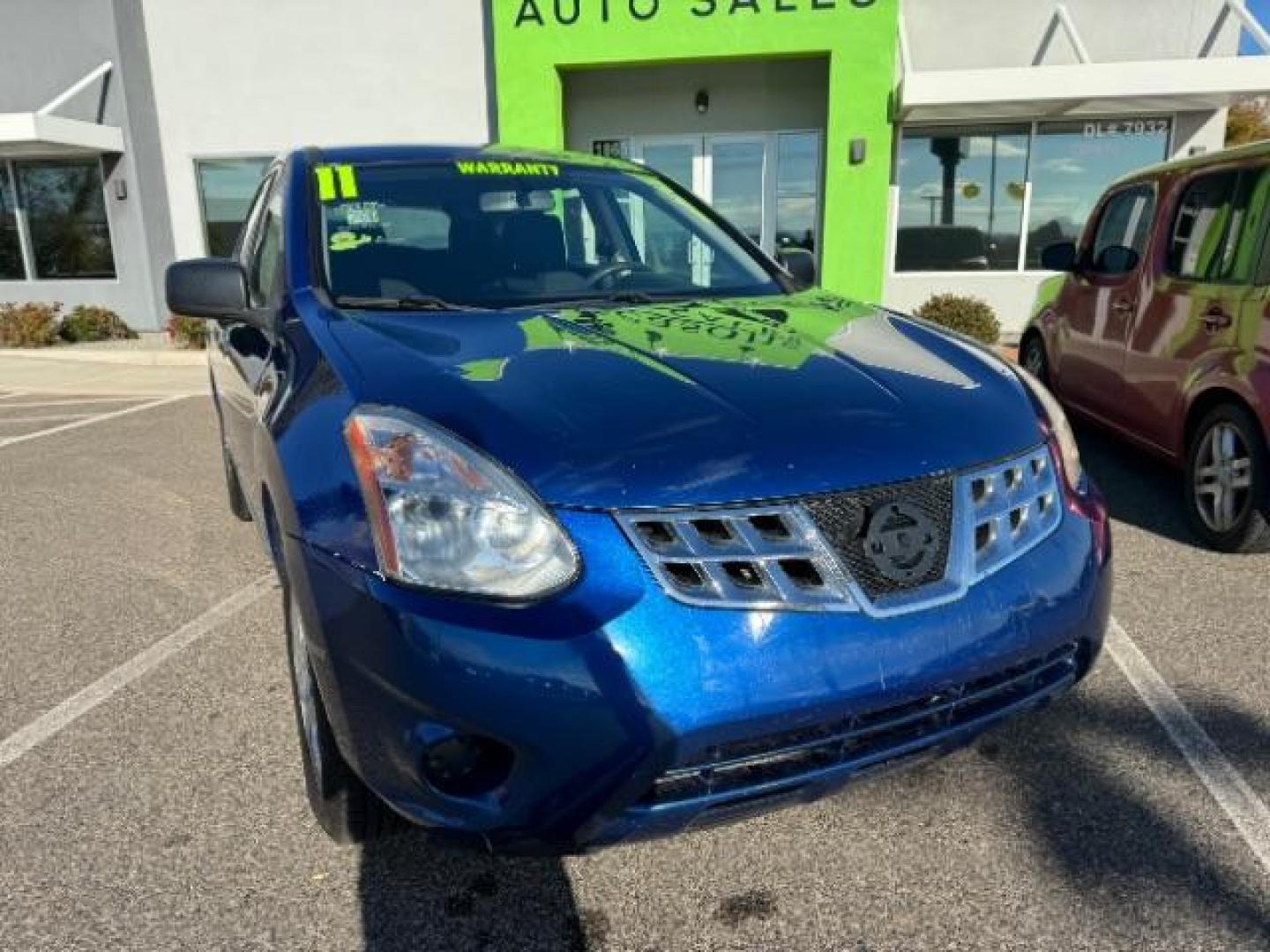 2011 Indigo Blue Metallic /Black Cloth Interior Nissan Rogue S AWD (JN8AS5MVXBW) with an 2.5L L4 DOHC 16V engine, Continuously Variable Transmission transmission, located at 940 North Main Street, Cedar City, UT, 84720, (435) 628-0023, 37.692936, -113.061897 - Photo#1