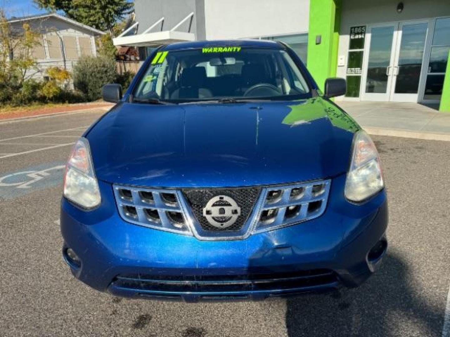 2011 Indigo Blue Metallic /Black Cloth Interior Nissan Rogue S AWD (JN8AS5MVXBW) with an 2.5L L4 DOHC 16V engine, Continuously Variable Transmission transmission, located at 940 North Main Street, Cedar City, UT, 84720, (435) 628-0023, 37.692936, -113.061897 - Photo#2