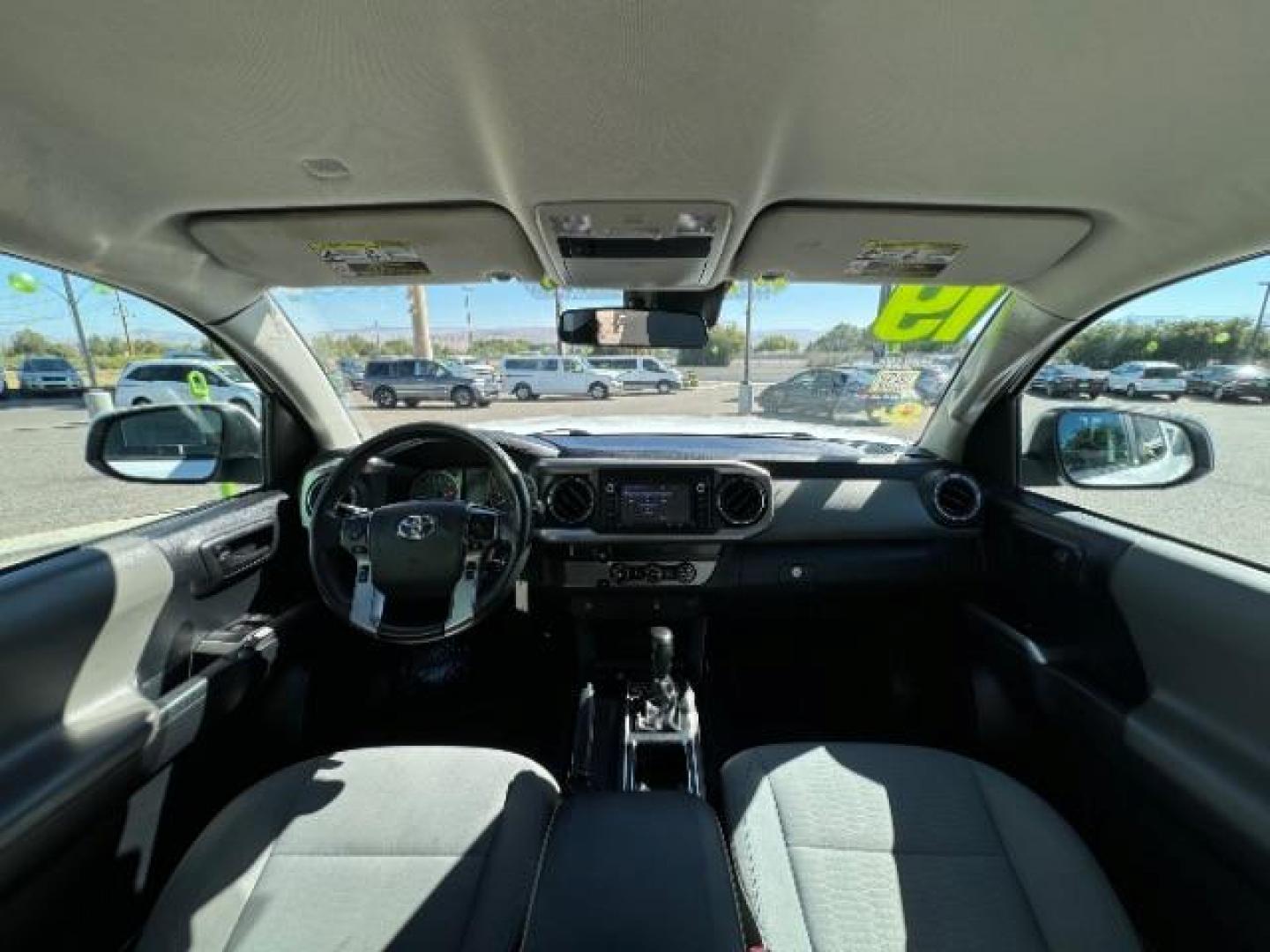 2019 Super White /Cement Gray, cloth Toyota Tacoma SR5 Double Cab Long Bed I4 6AT 2WD (5TFAX5GN5KX) with an 2.7L L4 DOHC 16V engine, 6-Speed Automatic transmission, located at 1865 East Red Hills Pkwy, St. George, 84770, (435) 628-0023, 37.120850, -113.543640 - Photo#26