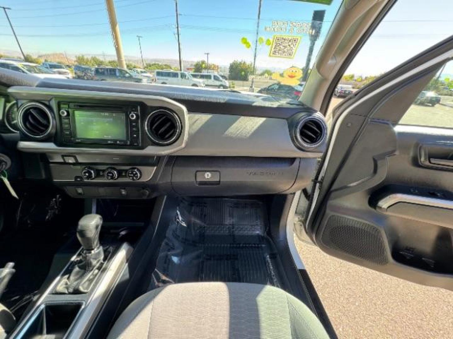 2019 Super White /Cement Gray, cloth Toyota Tacoma SR5 Double Cab Long Bed I4 6AT 2WD (5TFAX5GN5KX) with an 2.7L L4 DOHC 16V engine, 6-Speed Automatic transmission, located at 1865 East Red Hills Pkwy, St. George, 84770, (435) 628-0023, 37.120850, -113.543640 - Photo#32