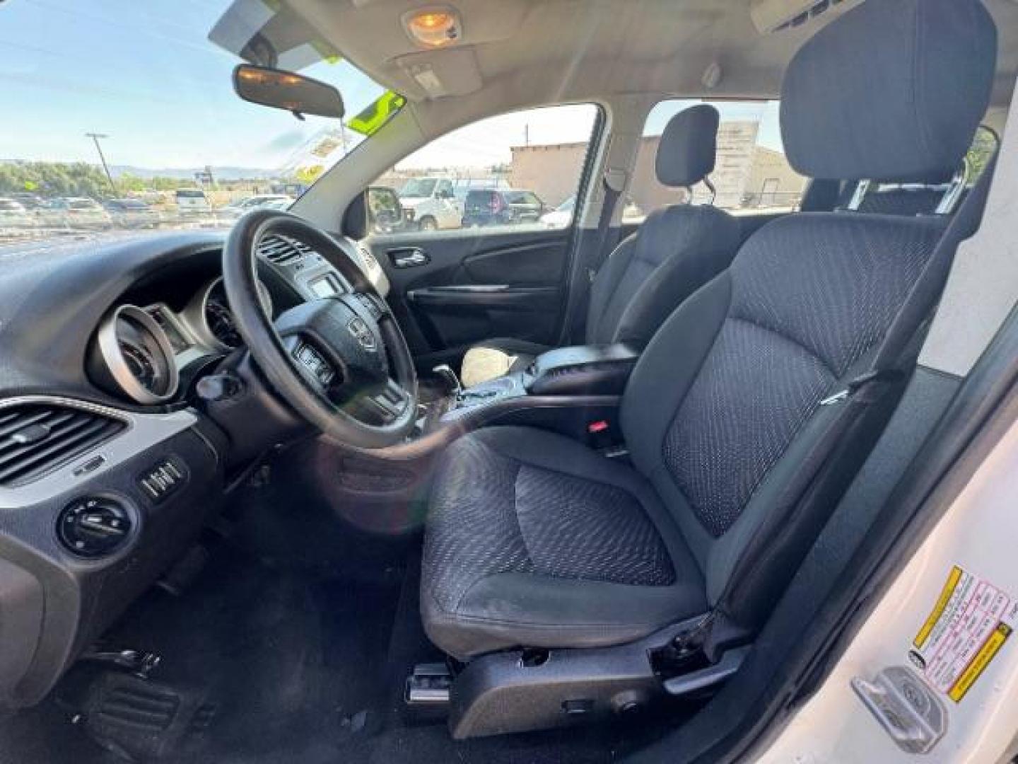 2012 White /Black Cloth Interior Dodge Journey SXT (3C4PDCBG9CT) with an 3.6L V6 DOHC 24V engine, 6-Speed Automatic transmission, located at 940 North Main Street, Cedar City, UT, 84720, (435) 628-0023, 37.692936, -113.061897 - Photo#18