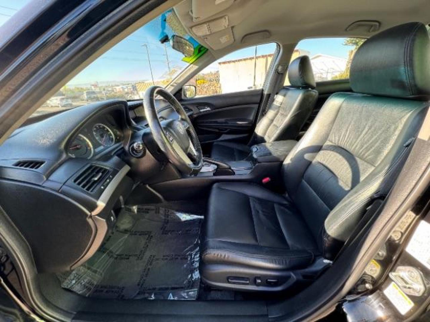 2012 Crystal Black Pearl /Black Leather Interior Honda Accord SE Sedan AT (1HGCP2F61CA) with an 2.4L L4 DOHC 16V engine, 5-Speed Automatic transmission, located at 1865 East Red Hills Pkwy, St. George, 84770, (435) 628-0023, 37.120850, -113.543640 - Photo#10