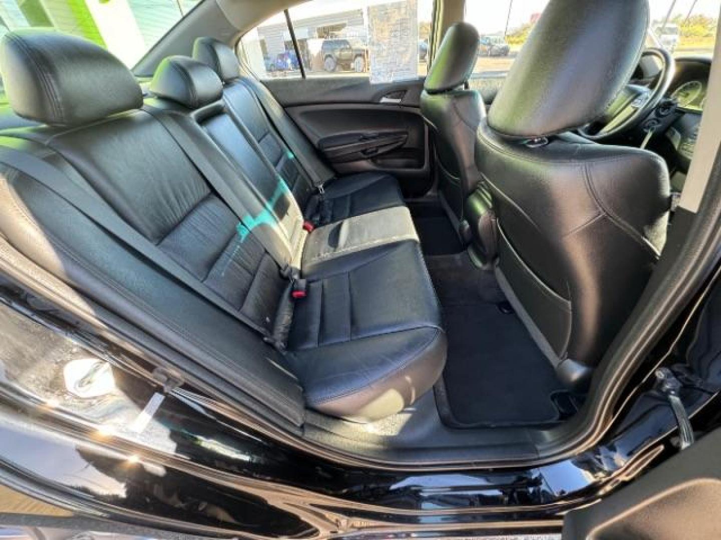 2012 Crystal Black Pearl /Black Leather Interior Honda Accord SE Sedan AT (1HGCP2F61CA) with an 2.4L L4 DOHC 16V engine, 5-Speed Automatic transmission, located at 1865 East Red Hills Pkwy, St. George, 84770, (435) 628-0023, 37.120850, -113.543640 - Photo#25