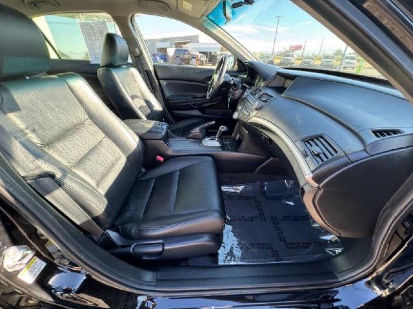 2012 Crystal Black Pearl /Black Leather Interior Honda Accord SE Sedan AT (1HGCP2F61CA) with an 2.4L L4 DOHC 16V engine, 5-Speed Automatic transmission, located at 1865 East Red Hills Pkwy, St. George, 84770, (435) 628-0023, 37.120850, -113.543640 - Photo#26