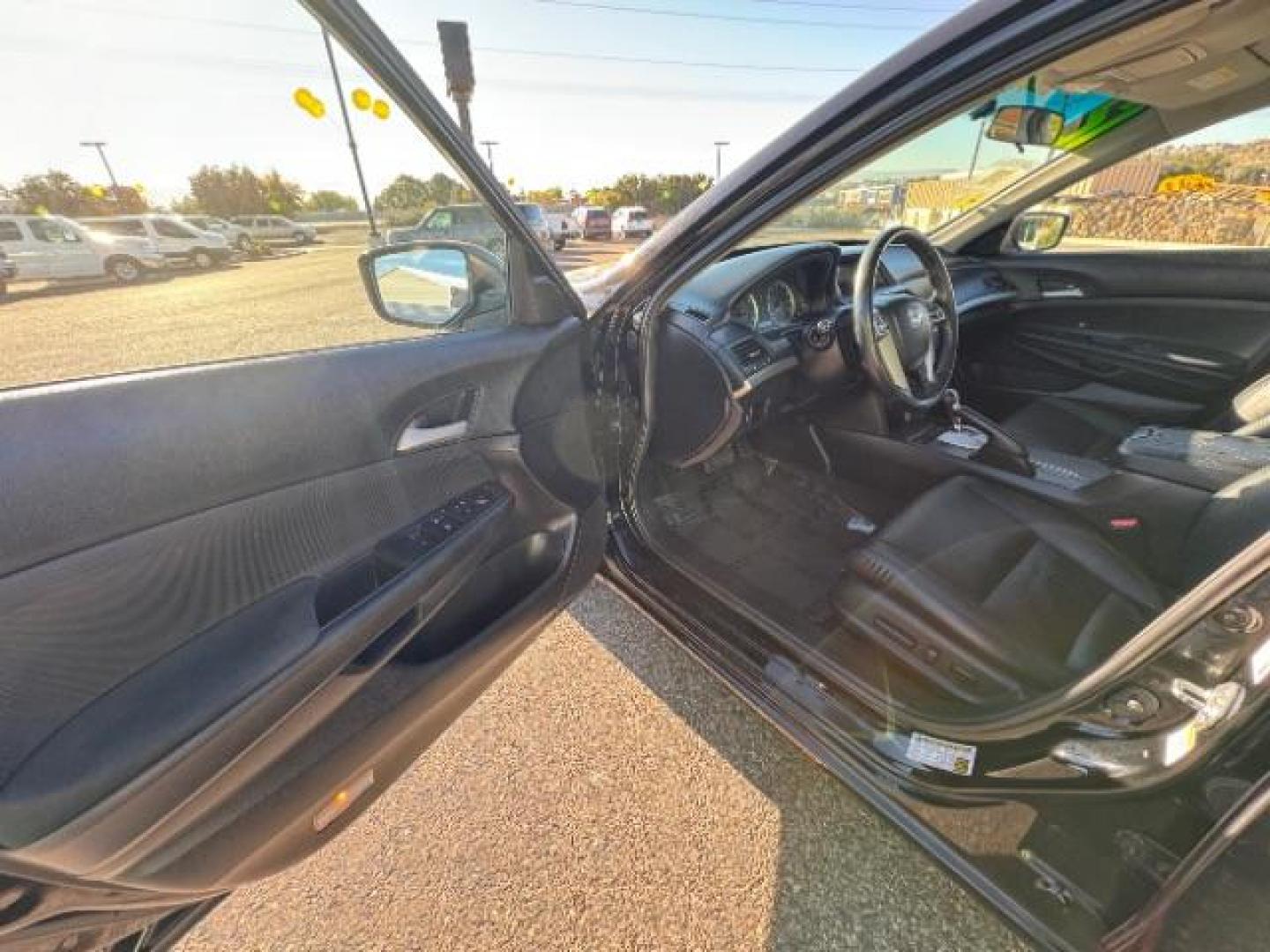 2012 Crystal Black Pearl /Black Leather Interior Honda Accord SE Sedan AT (1HGCP2F61CA) with an 2.4L L4 DOHC 16V engine, 5-Speed Automatic transmission, located at 1865 East Red Hills Pkwy, St. George, 84770, (435) 628-0023, 37.120850, -113.543640 - Photo#8