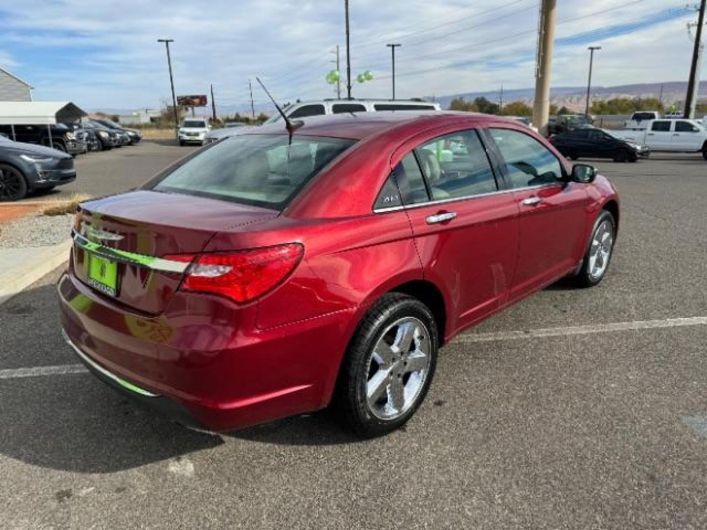 2011 Deep Cherry Red Crystal Pearl /Black Leather Interior Chrysler 200 Limited (1C3BC2FG2BN) with an 3.6L V6 DOHC 24V FFV engine, 6-Speed Automatic transmission, located at 940 North Main Street, Cedar City, UT, 84720, (435) 628-0023, 37.692936, -113.061897 - We specialize in helping ALL people get the best financing available. No matter your credit score, good, bad or none we can get you an amazing rate. Had a bankruptcy, divorce, or repossessions? We give you the green light to get your credit back on the road. Low down and affordable payments that fit - Photo#8