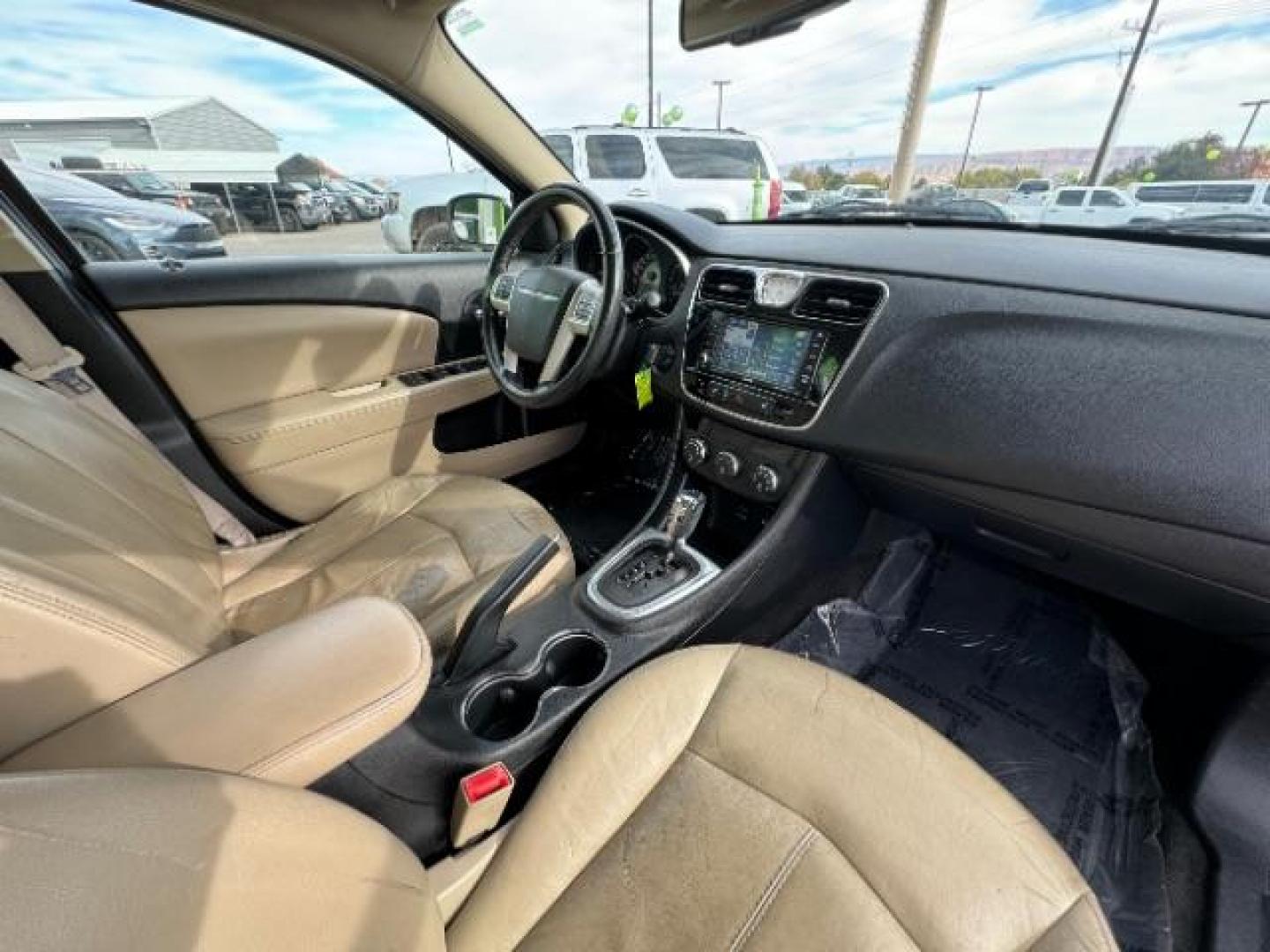 2011 Deep Cherry Red Crystal Pearl /Black Leather Interior Chrysler 200 Limited (1C3BC2FG2BN) with an 3.6L V6 DOHC 24V FFV engine, 6-Speed Automatic transmission, located at 940 North Main Street, Cedar City, UT, 84720, (435) 628-0023, 37.692936, -113.061897 - Photo#32