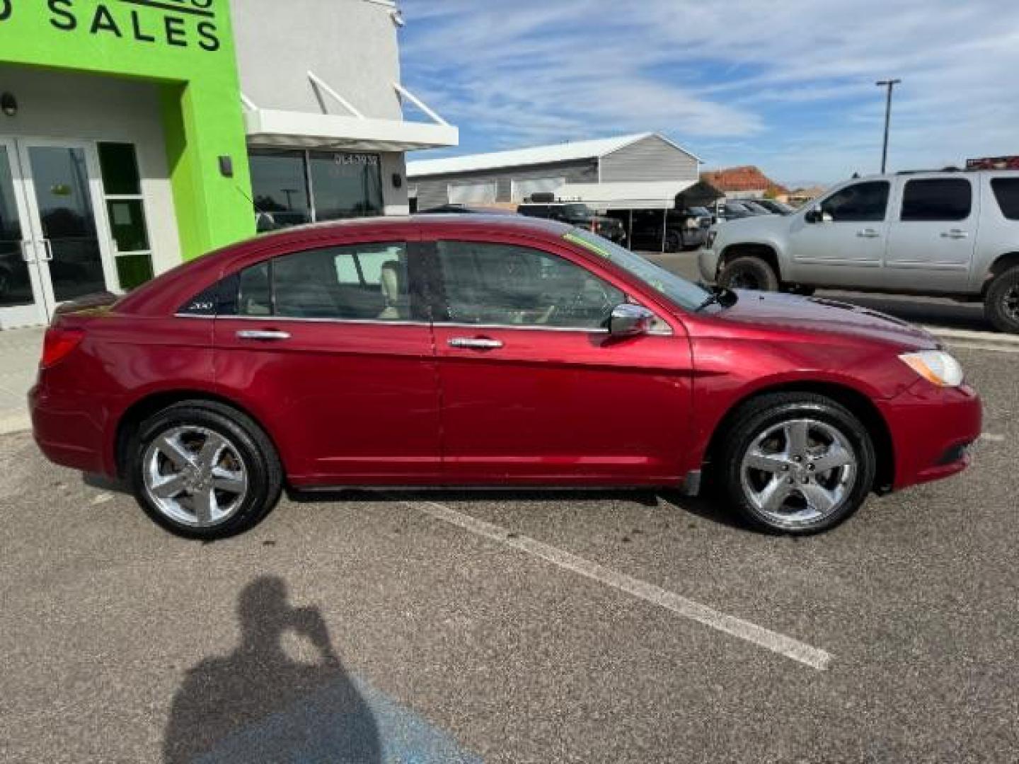 2011 Deep Cherry Red Crystal Pearl /Black Leather Interior Chrysler 200 Limited (1C3BC2FG2BN) with an 3.6L V6 DOHC 24V FFV engine, 6-Speed Automatic transmission, located at 940 North Main Street, Cedar City, UT, 84720, (435) 628-0023, 37.692936, -113.061897 - Photo#10