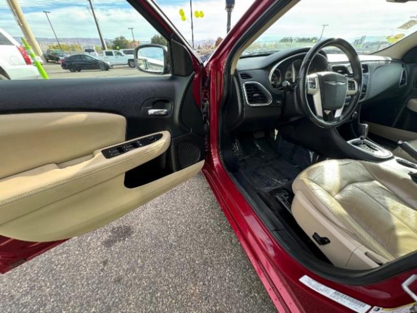 2011 Deep Cherry Red Crystal Pearl /Black Leather Interior Chrysler 200 Limited (1C3BC2FG2BN) with an 3.6L V6 DOHC 24V FFV engine, 6-Speed Automatic transmission, located at 940 North Main Street, Cedar City, UT, 84720, (435) 628-0023, 37.692936, -113.061897 - Photo#15