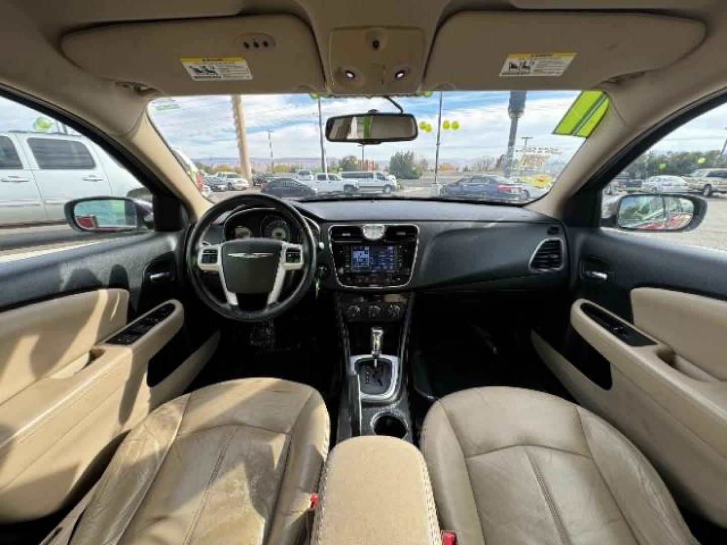 2011 Deep Cherry Red Crystal Pearl /Black Leather Interior Chrysler 200 Limited (1C3BC2FG2BN) with an 3.6L V6 DOHC 24V FFV engine, 6-Speed Automatic transmission, located at 940 North Main Street, Cedar City, UT, 84720, (435) 628-0023, 37.692936, -113.061897 - Photo#26