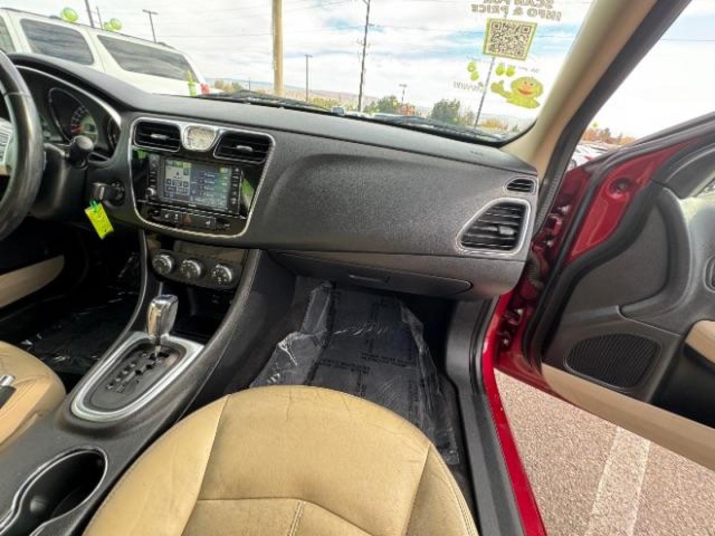 2011 Deep Cherry Red Crystal Pearl /Black Leather Interior Chrysler 200 Limited (1C3BC2FG2BN) with an 3.6L V6 DOHC 24V FFV engine, 6-Speed Automatic transmission, located at 940 North Main Street, Cedar City, UT, 84720, (435) 628-0023, 37.692936, -113.061897 - Photo#33