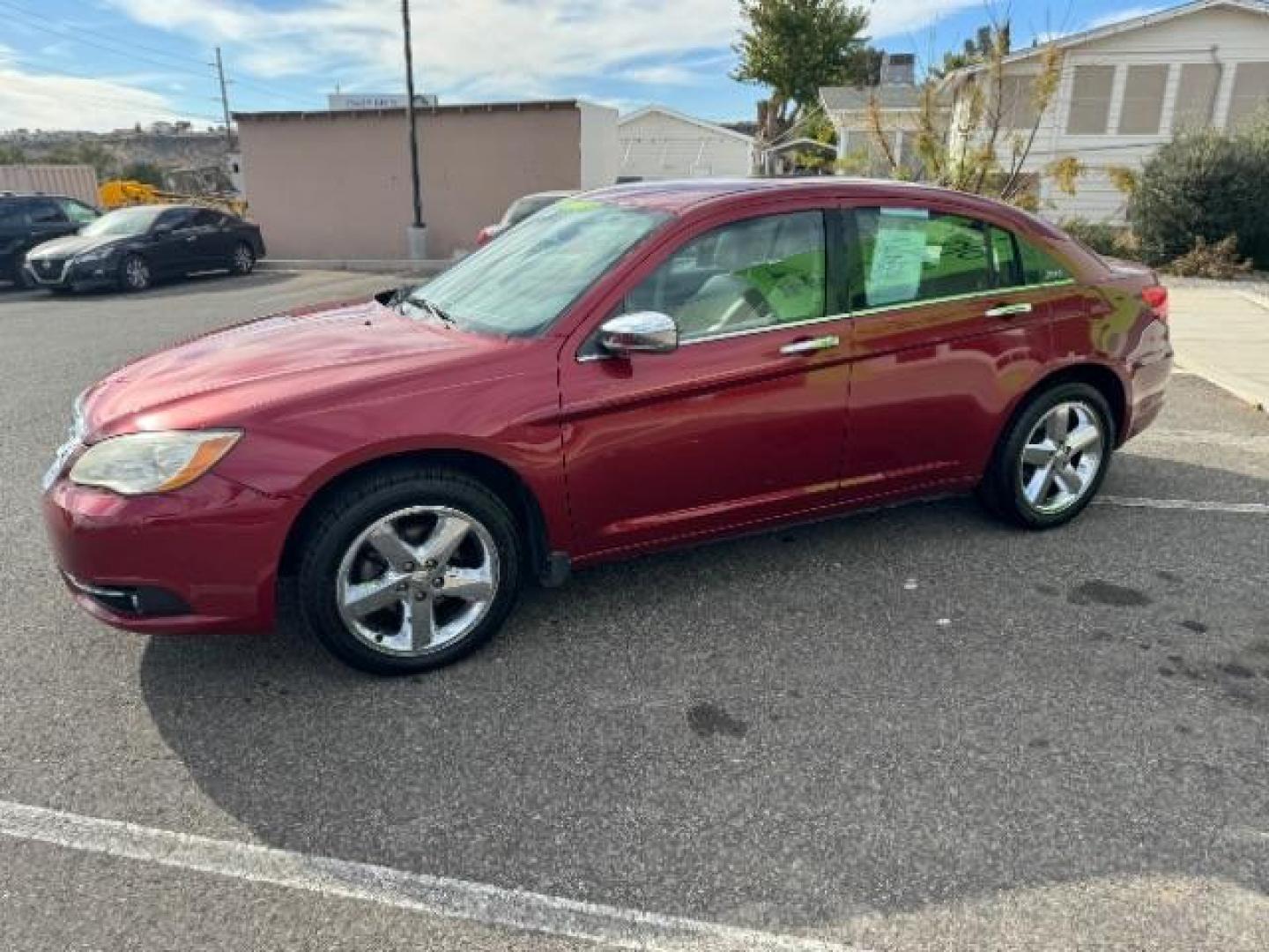 2011 Deep Cherry Red Crystal Pearl /Black Leather Interior Chrysler 200 Limited (1C3BC2FG2BN) with an 3.6L V6 DOHC 24V FFV engine, 6-Speed Automatic transmission, located at 940 North Main Street, Cedar City, UT, 84720, (435) 628-0023, 37.692936, -113.061897 - Photo#4