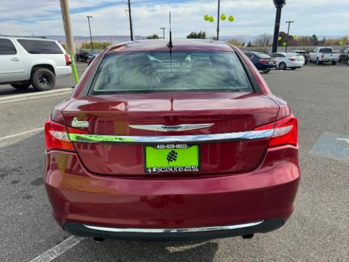 2011 Deep Cherry Red Crystal Pearl /Black Leather Interior Chrysler 200 Limited (1C3BC2FG2BN) with an 3.6L V6 DOHC 24V FFV engine, 6-Speed Automatic transmission, located at 940 North Main Street, Cedar City, UT, 84720, (435) 628-0023, 37.692936, -113.061897 - Photo#7