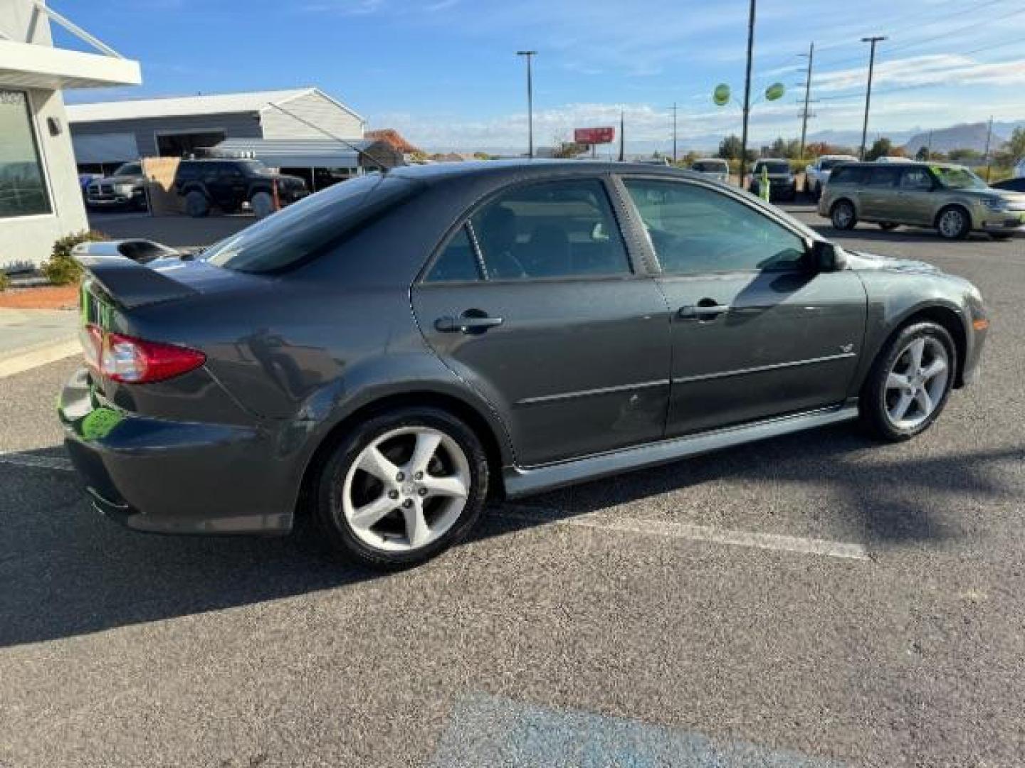 2005 Steel Gray Metallic /Two-Tone Gray Leather Seats Mazda Mazda6 s Sport Model (1YVHP80D155) with an 3.0L V6 DOHC 24V engine, 5-Speed Manual transmission, located at 940 North Main Street, Cedar City, UT, 84720, (435) 628-0023, 37.692936, -113.061897 - Photo#10