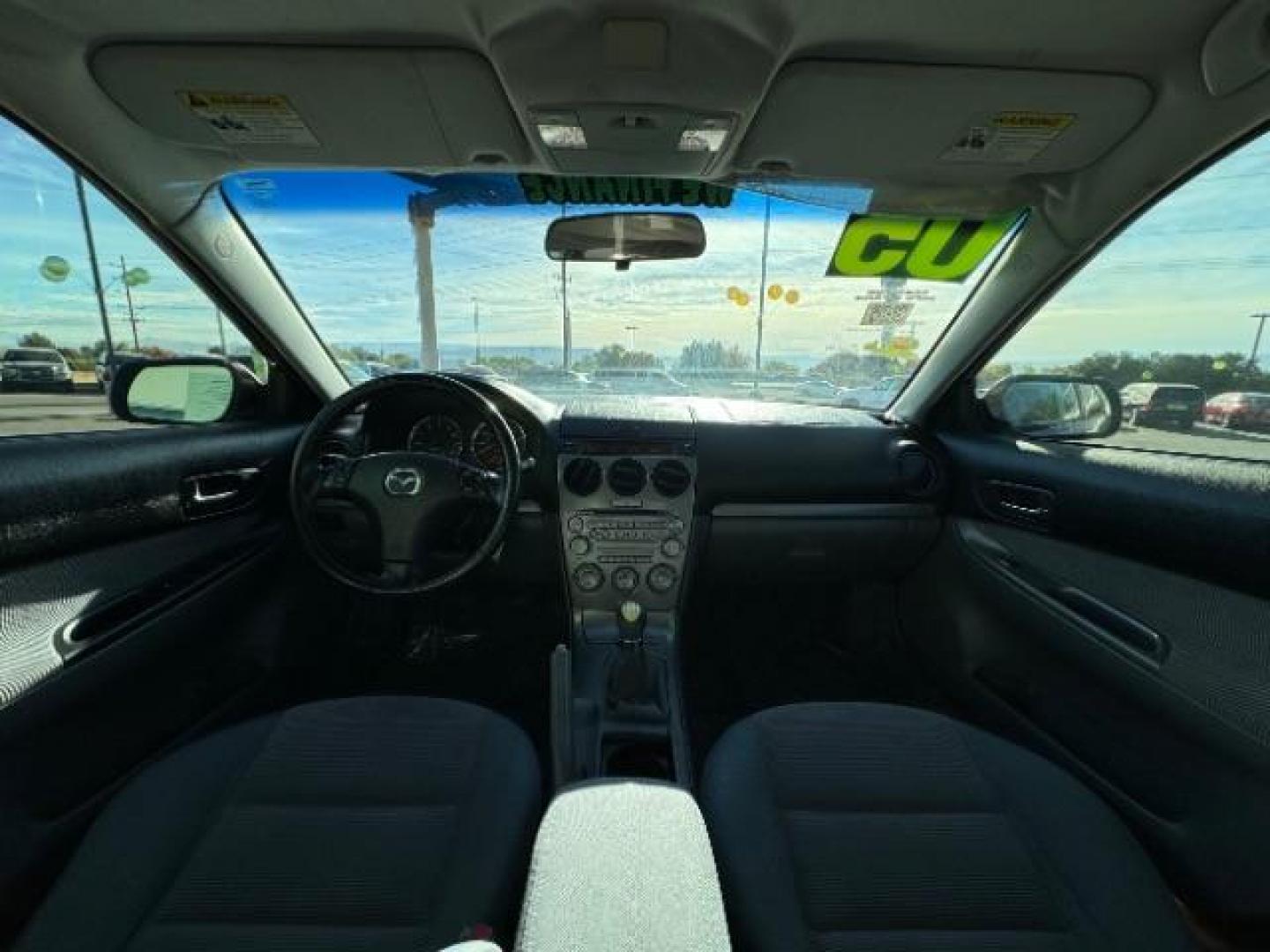 2005 Steel Gray Metallic /Two-Tone Gray Leather Seats Mazda Mazda6 s Sport Model (1YVHP80D155) with an 3.0L V6 DOHC 24V engine, 5-Speed Manual transmission, located at 940 North Main Street, Cedar City, UT, 84720, (435) 628-0023, 37.692936, -113.061897 - Photo#28