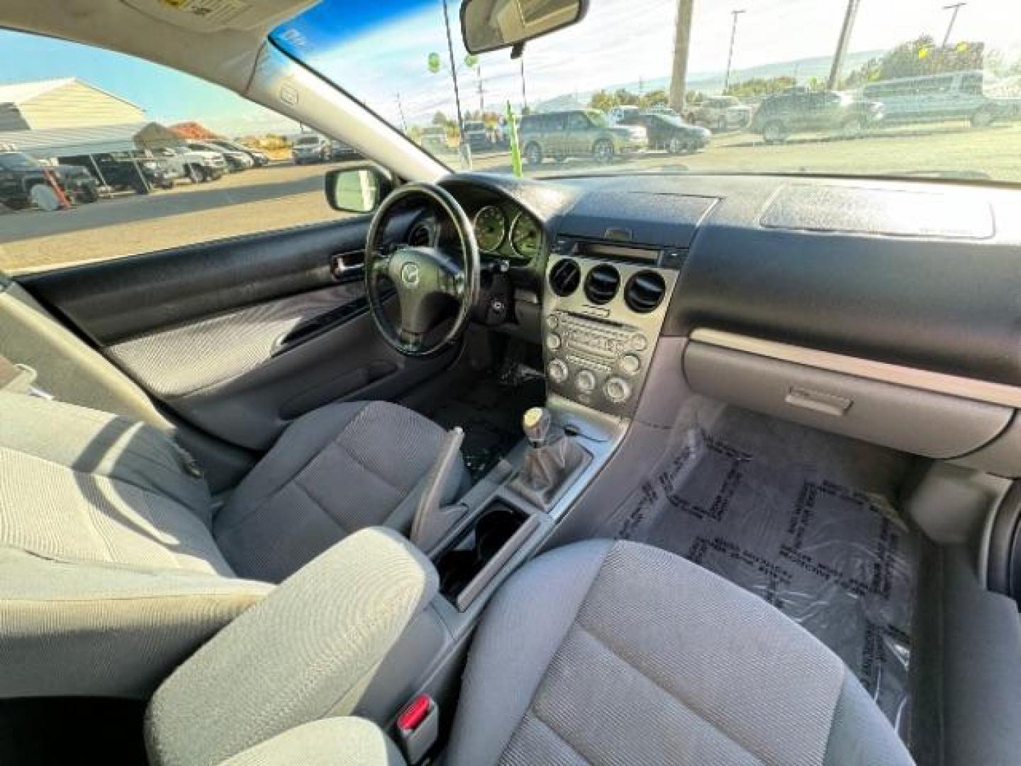 2005 Steel Gray Metallic /Two-Tone Gray Leather Seats Mazda Mazda6 s Sport Model (1YVHP80D155) with an 3.0L V6 DOHC 24V engine, 5-Speed Manual transmission, located at 940 North Main Street, Cedar City, UT, 84720, (435) 628-0023, 37.692936, -113.061897 - Photo#33