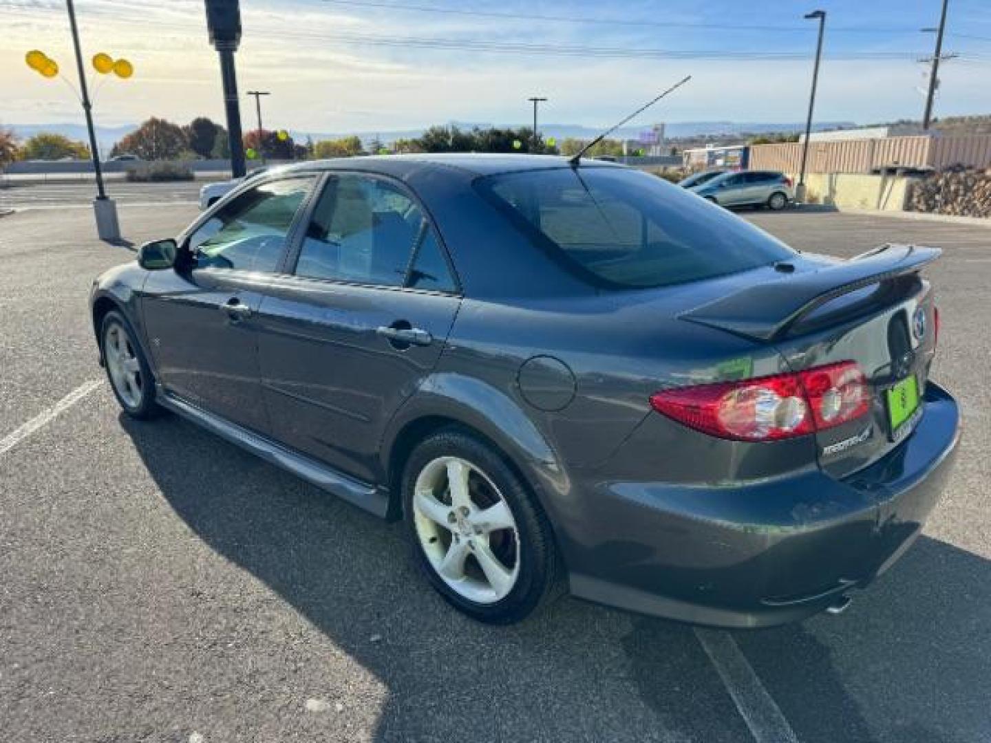 2005 Steel Gray Metallic /Two-Tone Gray Leather Seats Mazda Mazda6 s Sport Model (1YVHP80D155) with an 3.0L V6 DOHC 24V engine, 5-Speed Manual transmission, located at 940 North Main Street, Cedar City, UT, 84720, (435) 628-0023, 37.692936, -113.061897 - Photo#6