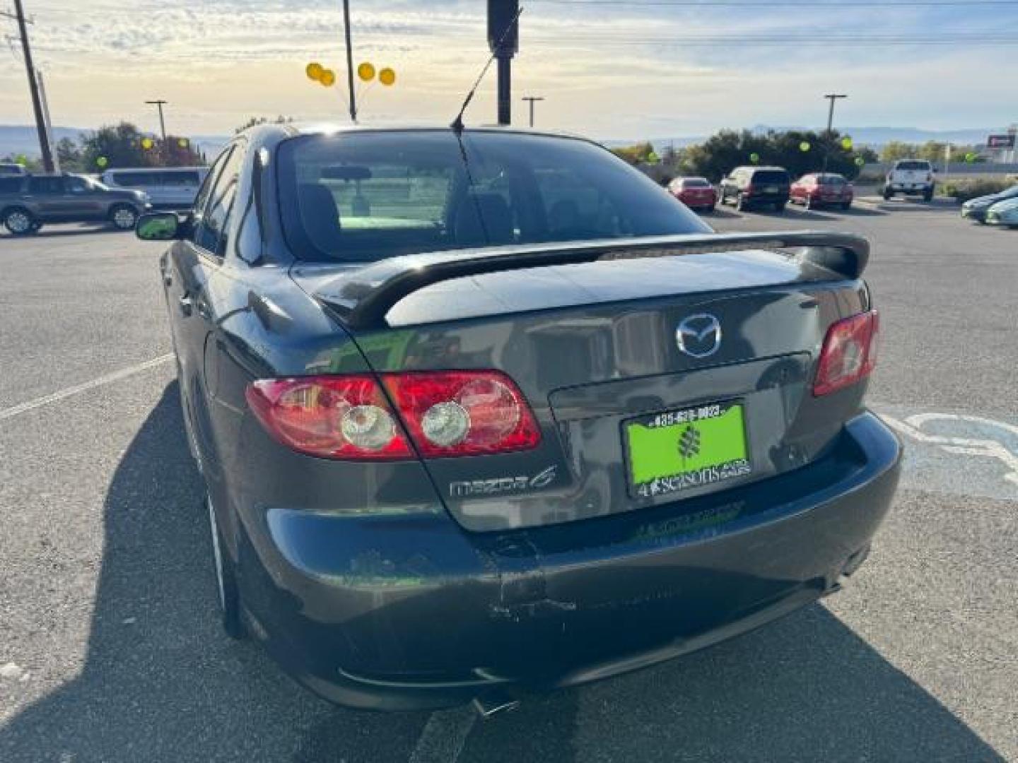 2005 Steel Gray Metallic /Two-Tone Gray Leather Seats Mazda Mazda6 s Sport Model (1YVHP80D155) with an 3.0L V6 DOHC 24V engine, 5-Speed Manual transmission, located at 940 North Main Street, Cedar City, UT, 84720, (435) 628-0023, 37.692936, -113.061897 - Photo#7