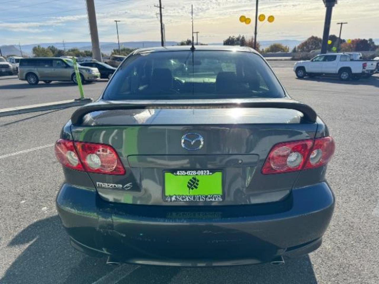 2005 Steel Gray Metallic /Two-Tone Gray Leather Seats Mazda Mazda6 s Sport Model (1YVHP80D155) with an 3.0L V6 DOHC 24V engine, 5-Speed Manual transmission, located at 940 North Main Street, Cedar City, UT, 84720, (435) 628-0023, 37.692936, -113.061897 - Photo#8