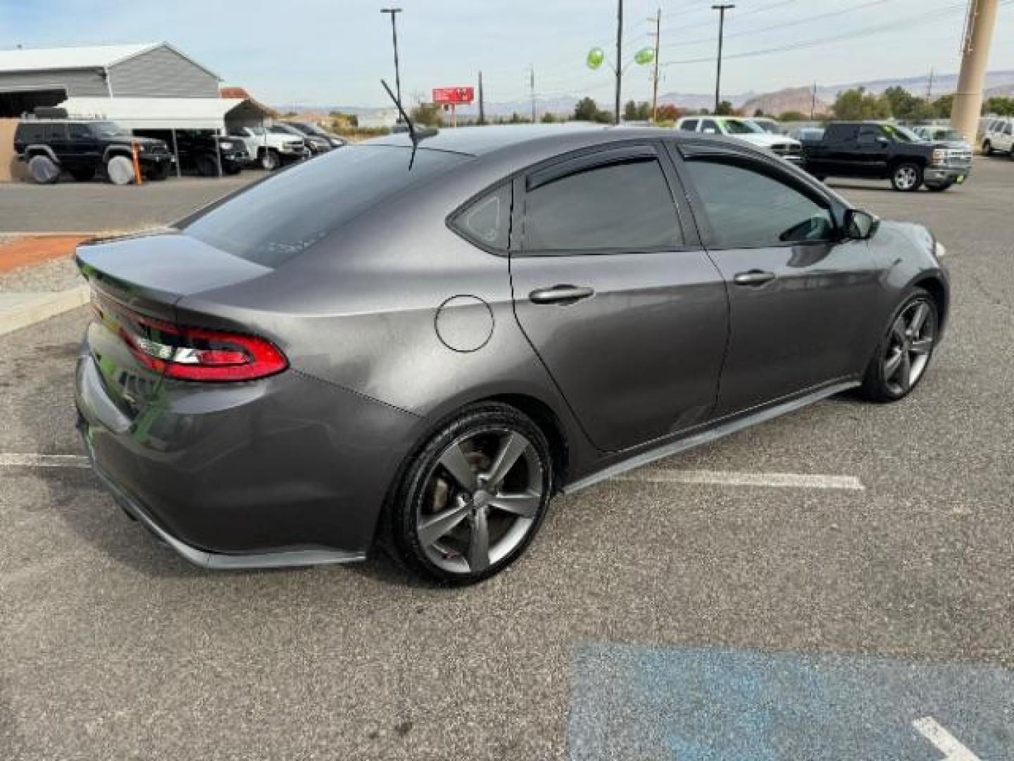 2016 Dark Grey /Black, leather Dodge Dart GT (1C3CDFEB6GD) with an 2.4L L4 DOHC 16V engine, 6-Speed Automatic transmission, located at 1865 East Red Hills Pkwy, St. George, 84770, (435) 628-0023, 37.120850, -113.543640 - Photo#10