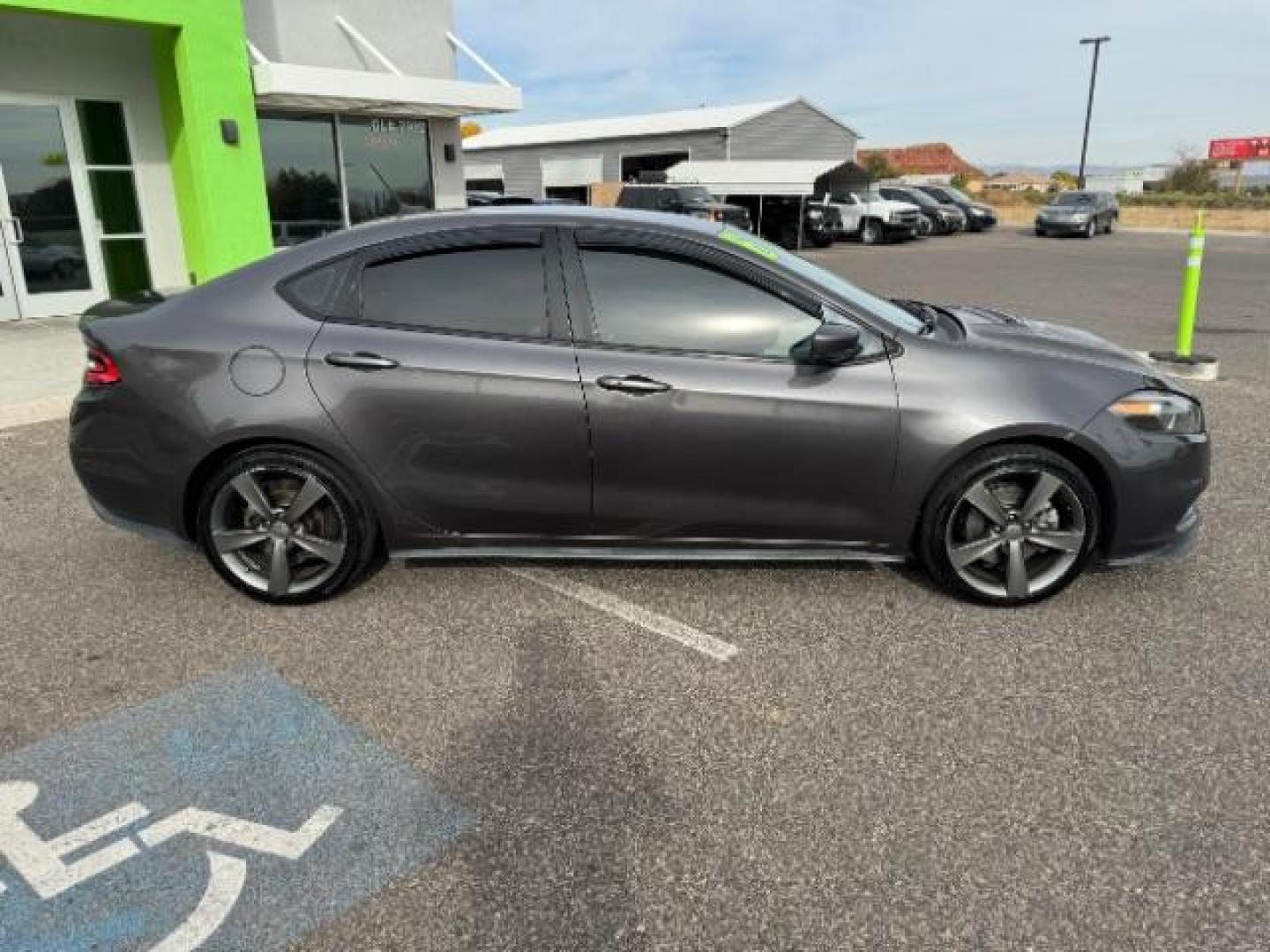 2016 Dark Grey /Black, leather Dodge Dart GT (1C3CDFEB6GD) with an 2.4L L4 DOHC 16V engine, 6-Speed Automatic transmission, located at 1865 East Red Hills Pkwy, St. George, 84770, (435) 628-0023, 37.120850, -113.543640 - Photo#11