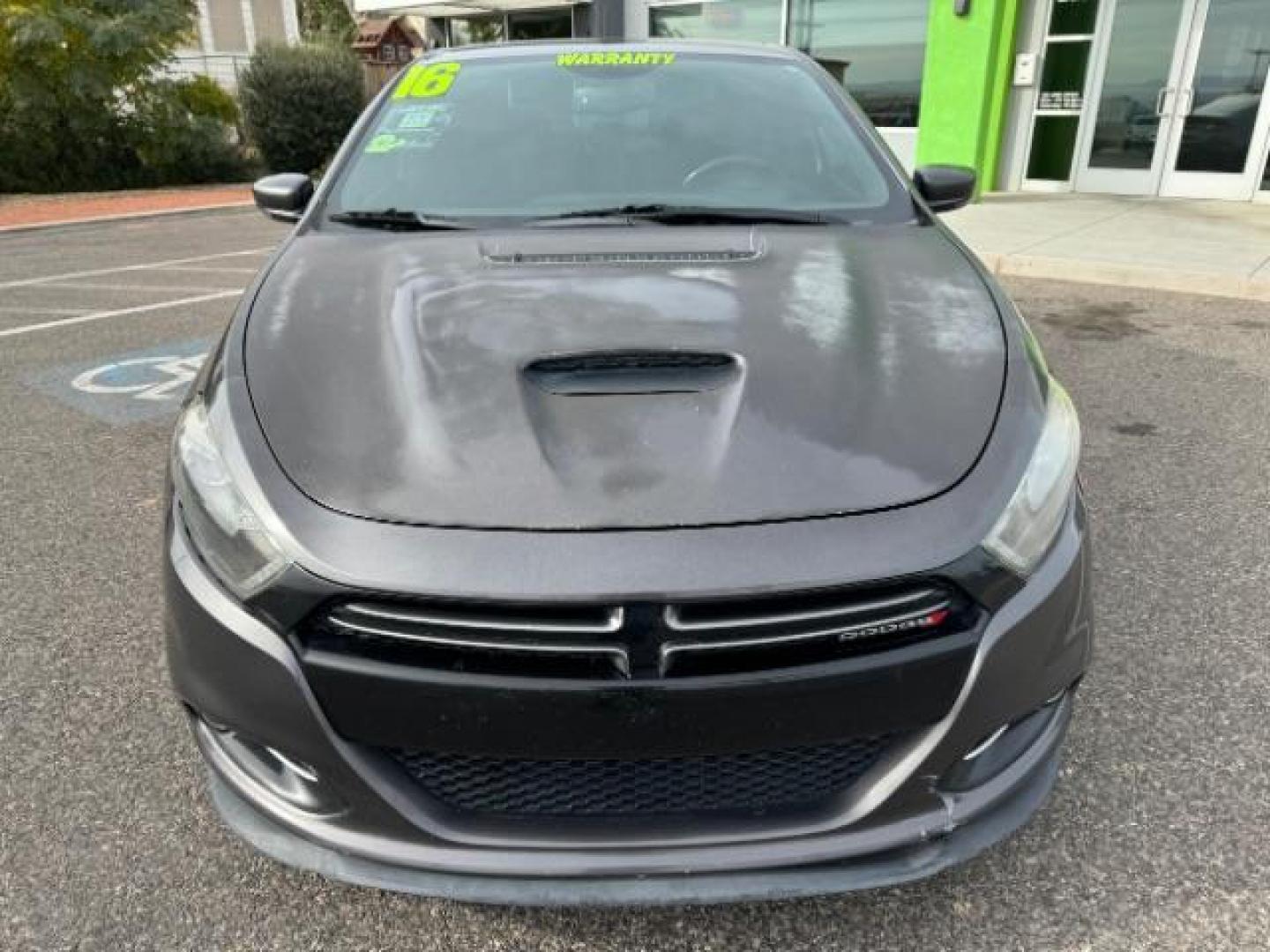 2016 Dark Grey /Black, leather Dodge Dart GT (1C3CDFEB6GD) with an 2.4L L4 DOHC 16V engine, 6-Speed Automatic transmission, located at 1865 East Red Hills Pkwy, St. George, 84770, (435) 628-0023, 37.120850, -113.543640 - Photo#2