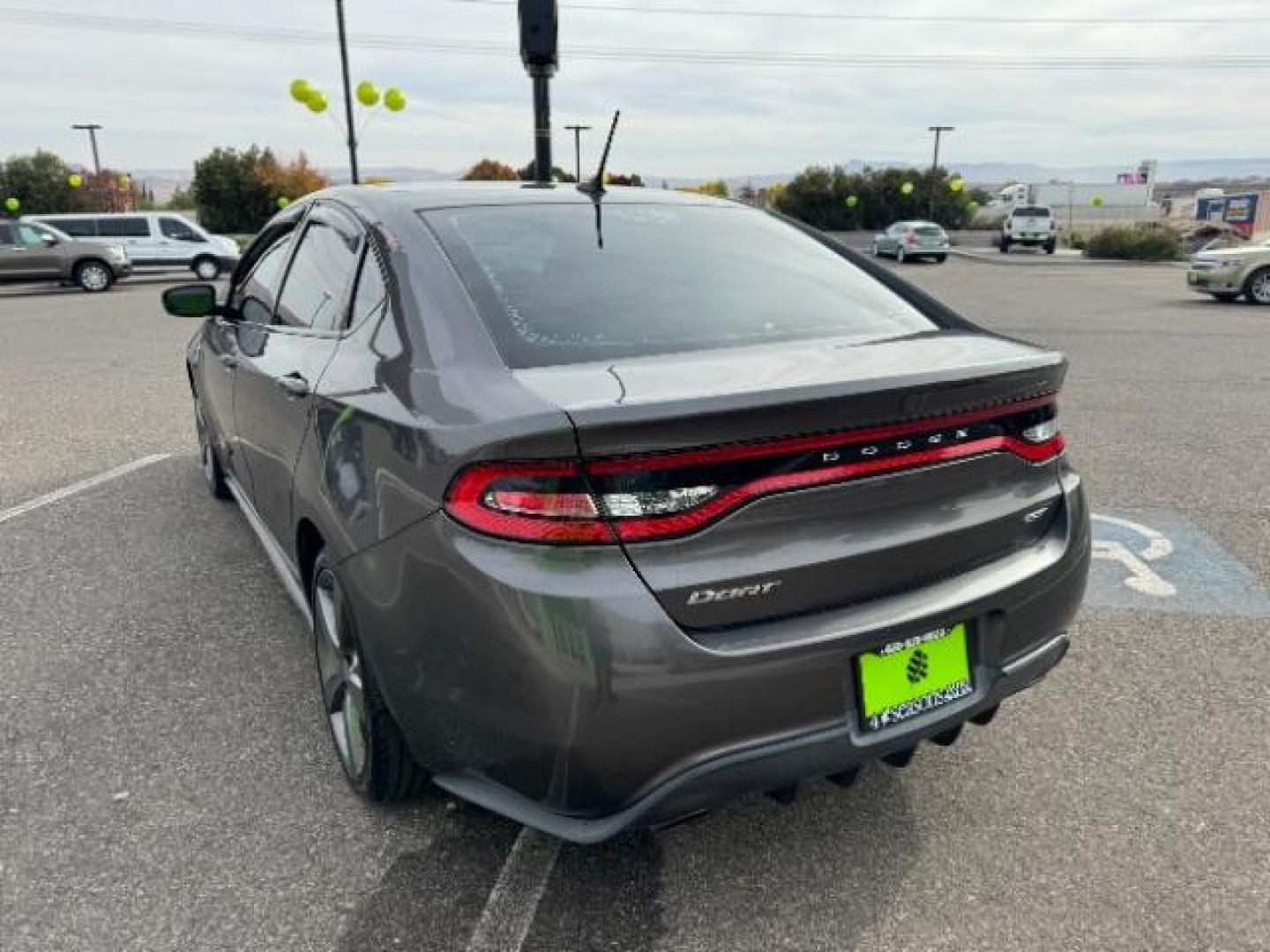 2016 Dark Grey /Black, leather Dodge Dart GT (1C3CDFEB6GD) with an 2.4L L4 DOHC 16V engine, 6-Speed Automatic transmission, located at 1865 East Red Hills Pkwy, St. George, 84770, (435) 628-0023, 37.120850, -113.543640 - Photo#7