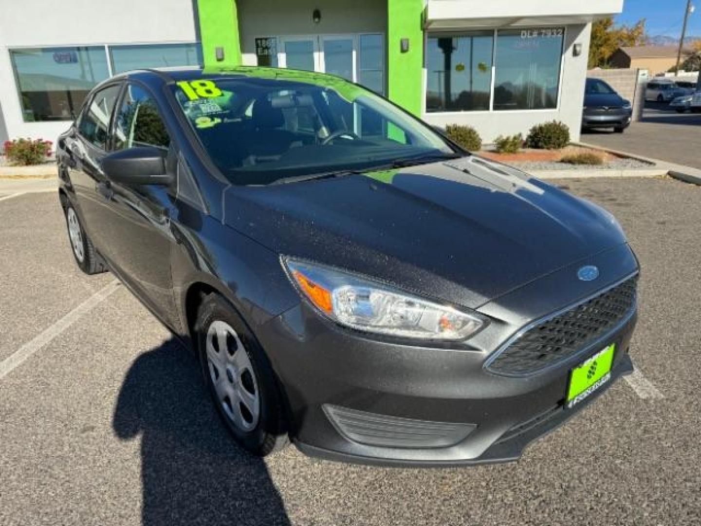 2018 Magnetic Metallic /Charcoal Black Insert w/Warm Steel Surround, cloth Ford Focus S Sedan (1FADP3E24JL) with an 2.0L L4 DOHC 16V engine, 5-Speed Manual transmission, located at 1865 East Red Hills Pkwy, St. George, 84770, (435) 628-0023, 37.120850, -113.543640 - Photo#1