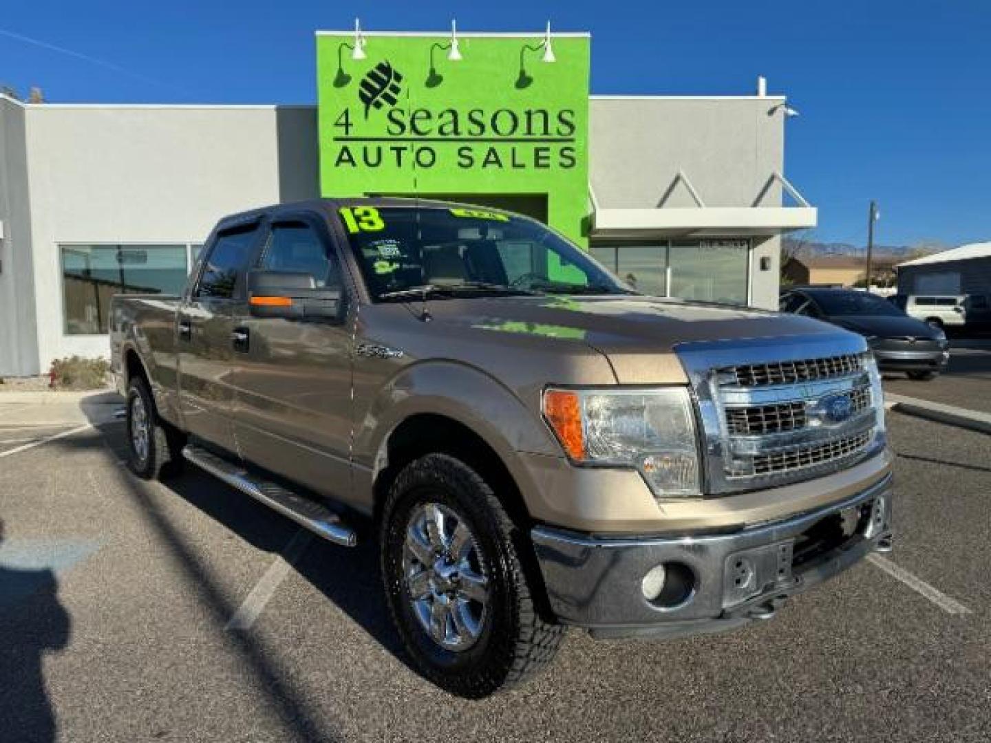 2013 Tan /Tan Cloth Interior Ford F-150 XLT SuperCrew 6.5-ft. Bed 4WD (1FTFW1EF9DK) with an 5.0L V8 engine, 6-Speed Automatic transmission, located at 1865 East Red Hills Pkwy, St. George, 84770, (435) 628-0023, 37.120850, -113.543640 - Photo#0