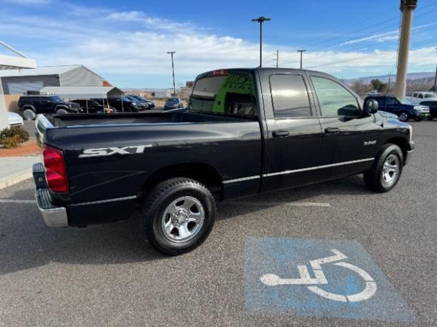 2008 Mineral Gray Metallic /Medium Slate Gray Cloth Interior Dodge Ram 1500 ST Quad Cab 2WD (1D7HA18K18J) with an 3.7L V6 SOHC 12V engine, 5-Speed Automatic transmission, located at 940 North Main Street, Cedar City, UT, 84720, (435) 628-0023, 37.692936, -113.061897 - Photo#10