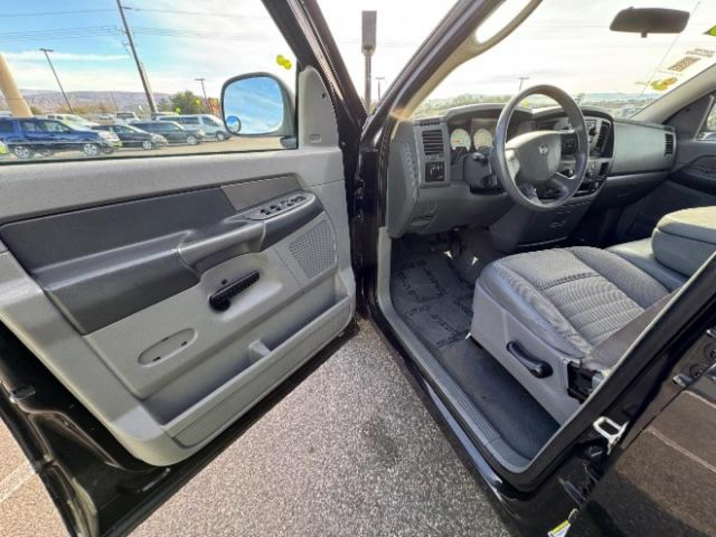 2008 Mineral Gray Metallic /Medium Slate Gray Cloth Interior Dodge Ram 1500 ST Quad Cab 2WD (1D7HA18K18J) with an 3.7L V6 SOHC 12V engine, 5-Speed Automatic transmission, located at 940 North Main Street, Cedar City, UT, 84720, (435) 628-0023, 37.692936, -113.061897 - Photo#16