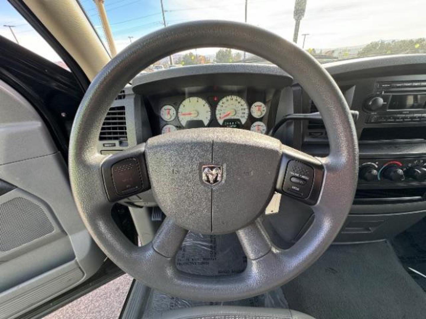 2008 Mineral Gray Metallic /Medium Slate Gray Cloth Interior Dodge Ram 1500 ST Quad Cab 2WD (1D7HA18K18J) with an 3.7L V6 SOHC 12V engine, 5-Speed Automatic transmission, located at 940 North Main Street, Cedar City, UT, 84720, (435) 628-0023, 37.692936, -113.061897 - Photo#20