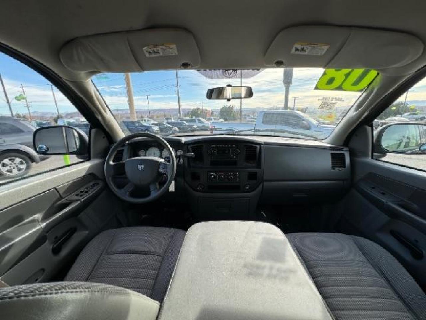 2008 Mineral Gray Metallic /Medium Slate Gray Cloth Interior Dodge Ram 1500 ST Quad Cab 2WD (1D7HA18K18J) with an 3.7L V6 SOHC 12V engine, 5-Speed Automatic transmission, located at 940 North Main Street, Cedar City, UT, 84720, (435) 628-0023, 37.692936, -113.061897 - Photo#22