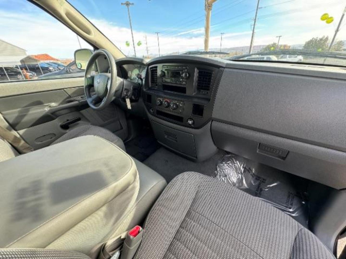 2008 Mineral Gray Metallic /Medium Slate Gray Cloth Interior Dodge Ram 1500 ST Quad Cab 2WD (1D7HA18K18J) with an 3.7L V6 SOHC 12V engine, 5-Speed Automatic transmission, located at 940 North Main Street, Cedar City, UT, 84720, (435) 628-0023, 37.692936, -113.061897 - Photo#26