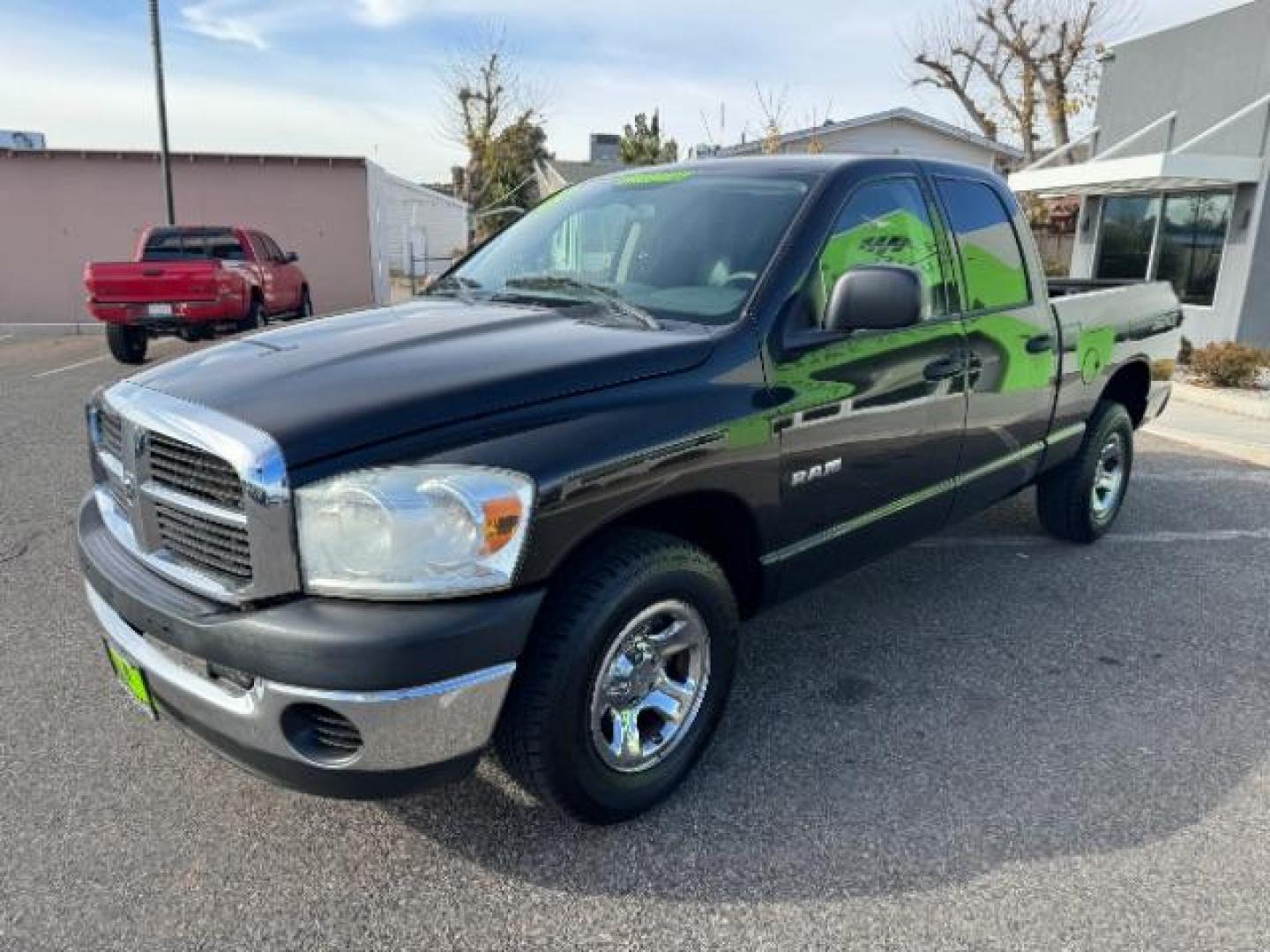 2008 Mineral Gray Metallic /Medium Slate Gray Cloth Interior Dodge Ram 1500 ST Quad Cab 2WD (1D7HA18K18J) with an 3.7L V6 SOHC 12V engine, 5-Speed Automatic transmission, located at 940 North Main Street, Cedar City, UT, 84720, (435) 628-0023, 37.692936, -113.061897 - Photo#3