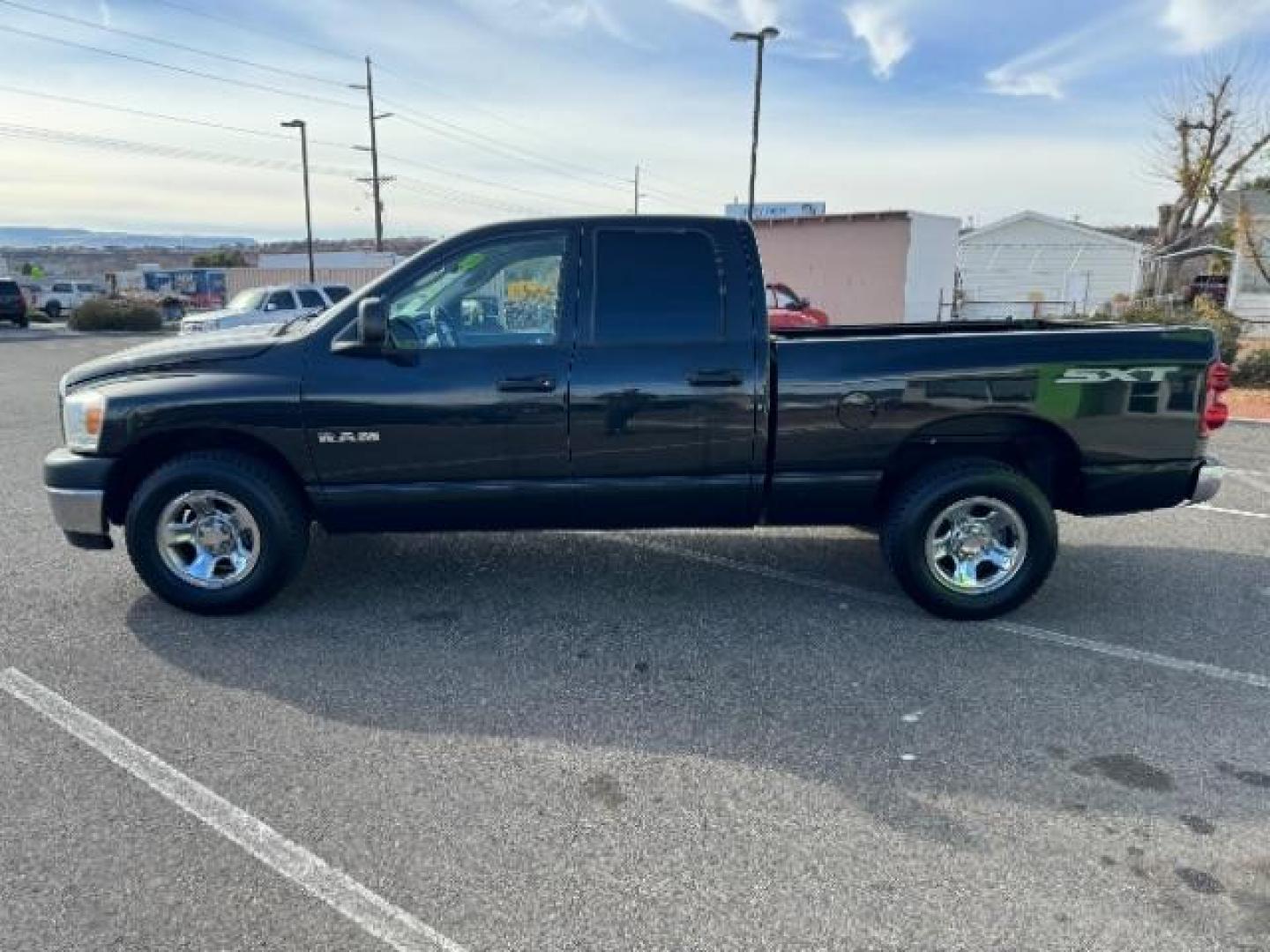 2008 Mineral Gray Metallic /Medium Slate Gray Cloth Interior Dodge Ram 1500 ST Quad Cab 2WD (1D7HA18K18J) with an 3.7L V6 SOHC 12V engine, 5-Speed Automatic transmission, located at 940 North Main Street, Cedar City, UT, 84720, (435) 628-0023, 37.692936, -113.061897 - Photo#5