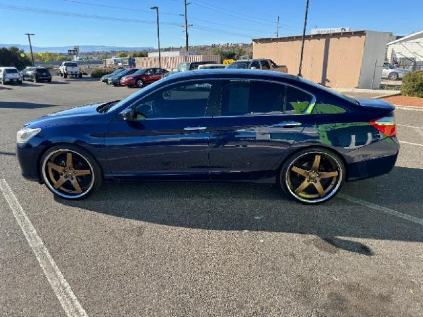 2015 Obsidian Blue Pearl /Black, cloth Honda Accord Sport Sedan CVT (1HGCR2F51FA) with an 2.4L L4 DOHC 16V engine, Continuously Variable Transmission transmission, located at 1865 East Red Hills Pkwy, St. George, 84770, (435) 628-0023, 37.120850, -113.543640 - Photo#5